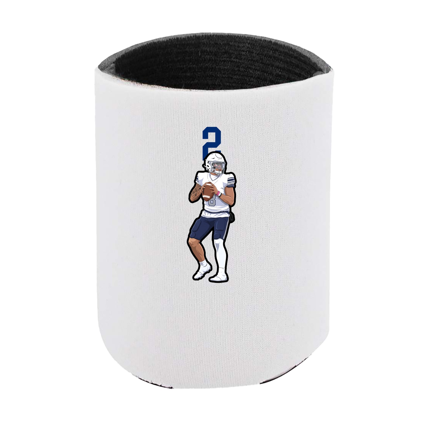 Can Holder — Number Top in White