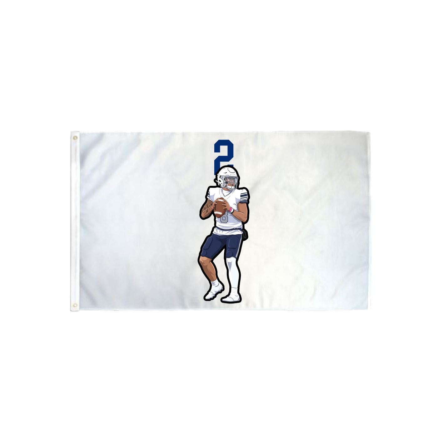 3x5 Flag — Number Top in Classic