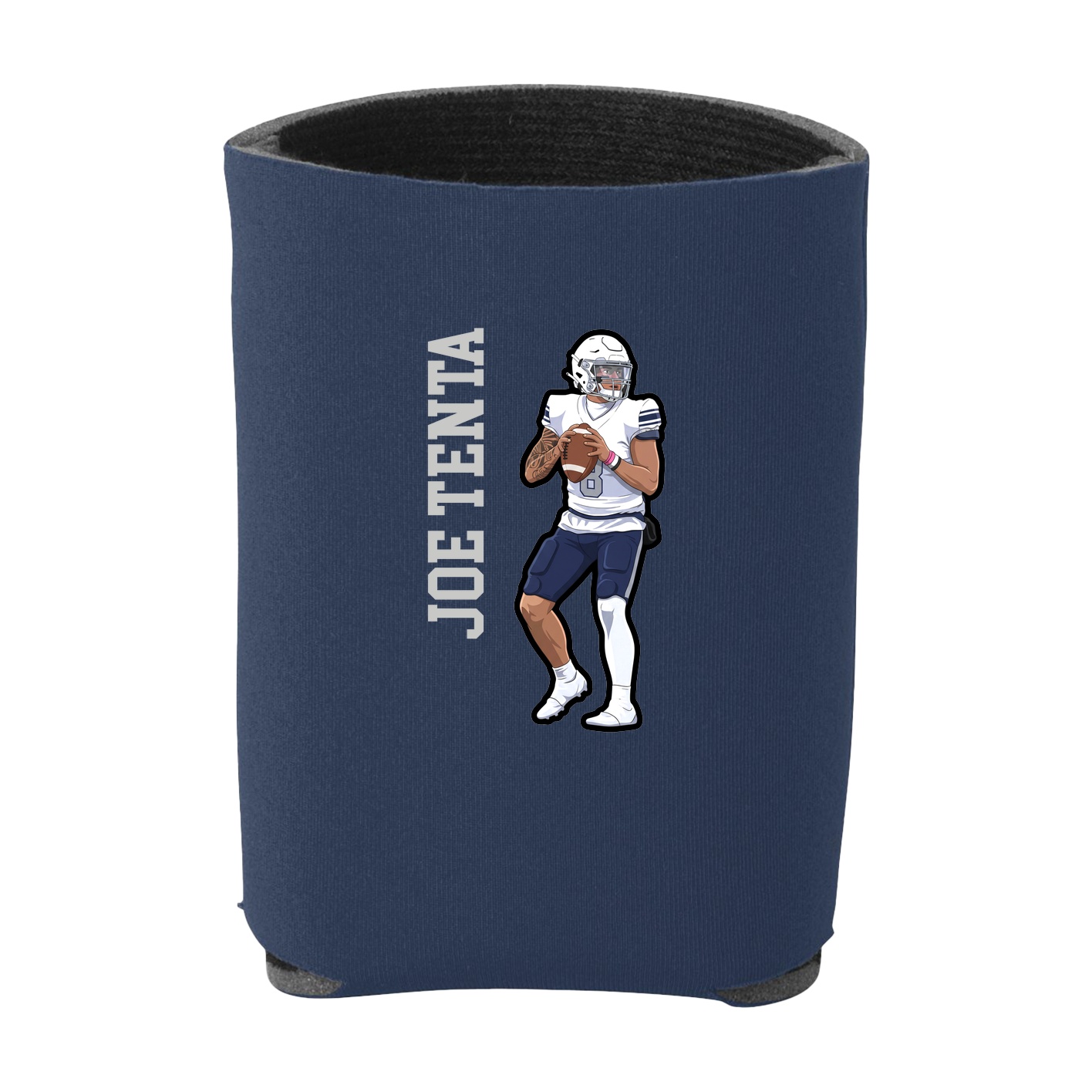 Can Holder — Name Vertical in Navy
