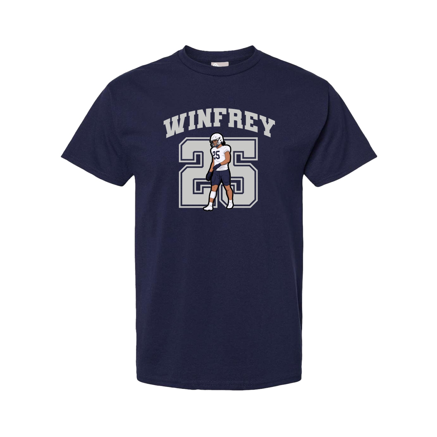Tee — Number in Navy