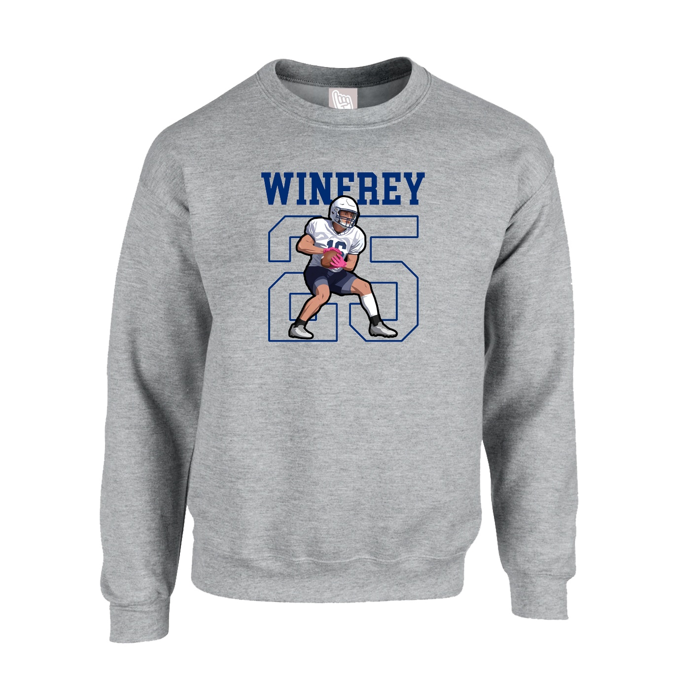 Fleece Crew — Shirsey in Grey