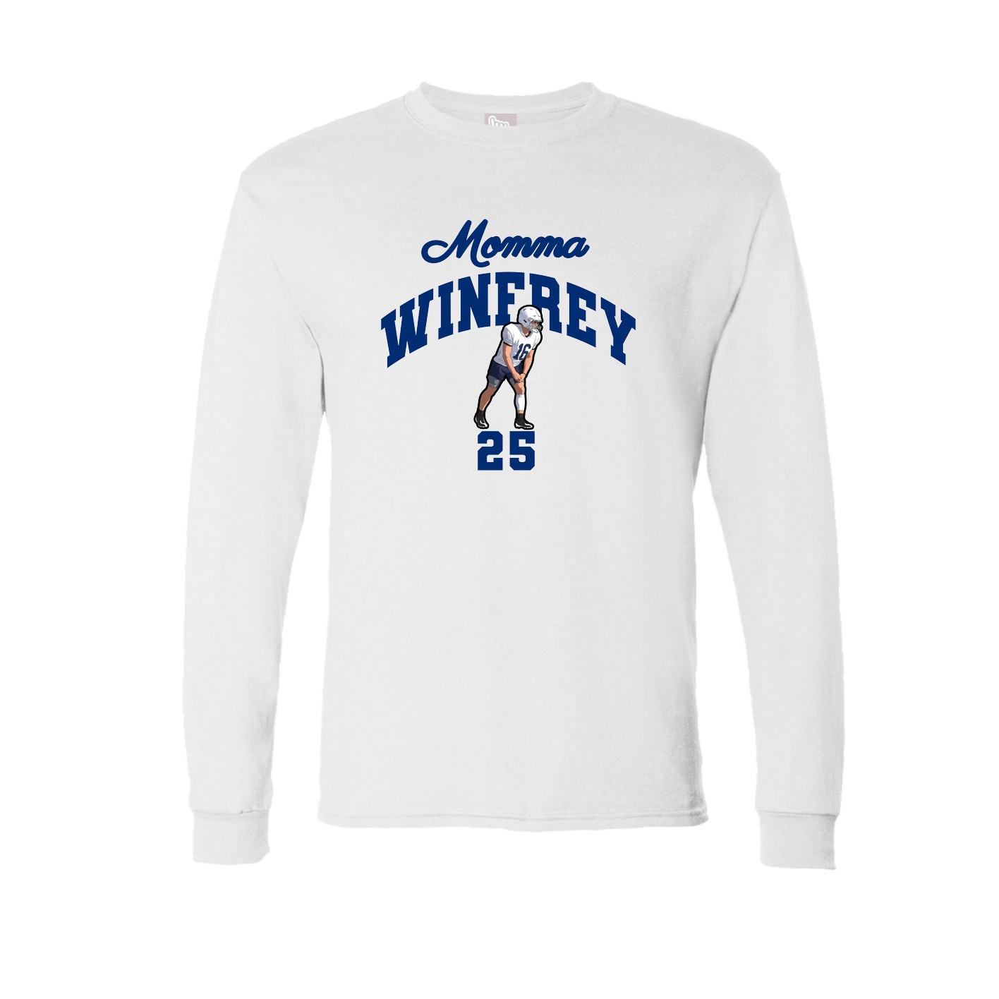 Long Sleeve Tee — Mothers Day Arch in White