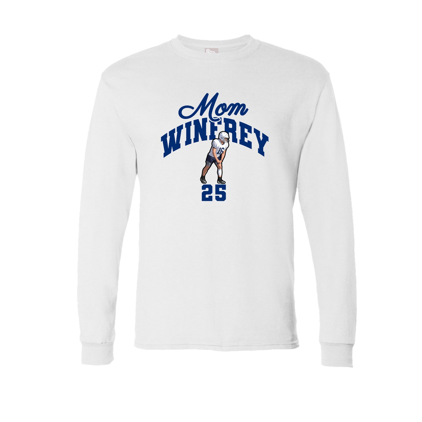 Long Sleeve Tee — Mothers Day Arch in White