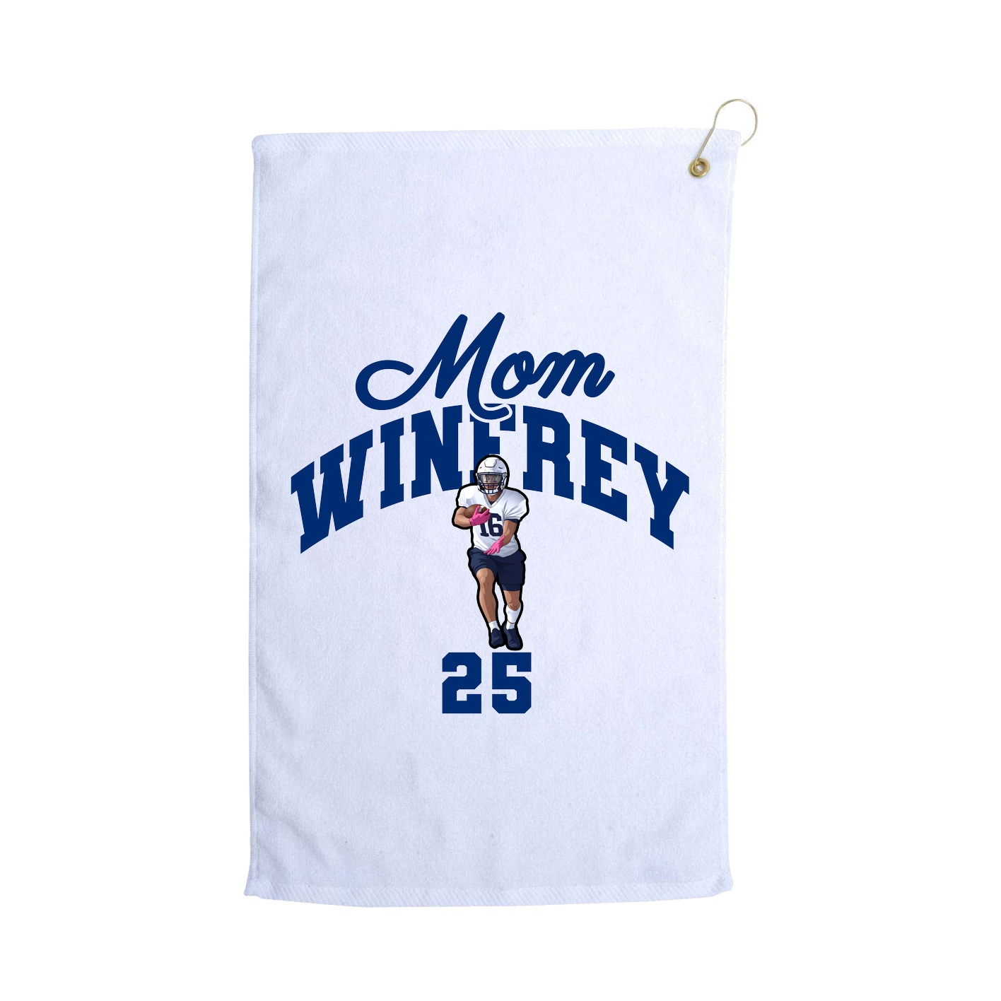 Golf Towel — Mothers Day Arch in White