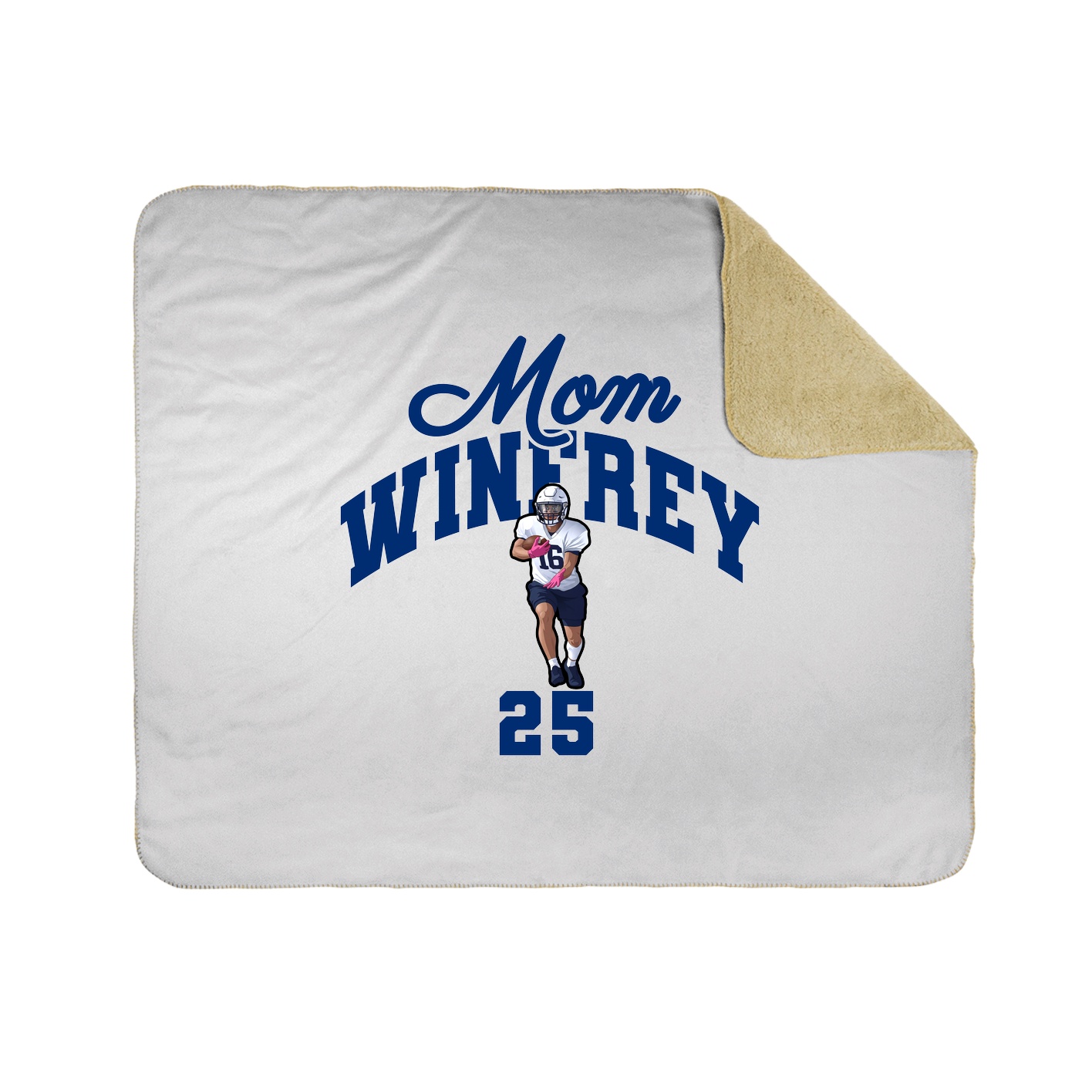 Throw Blanket — Mothers Day Arch in White