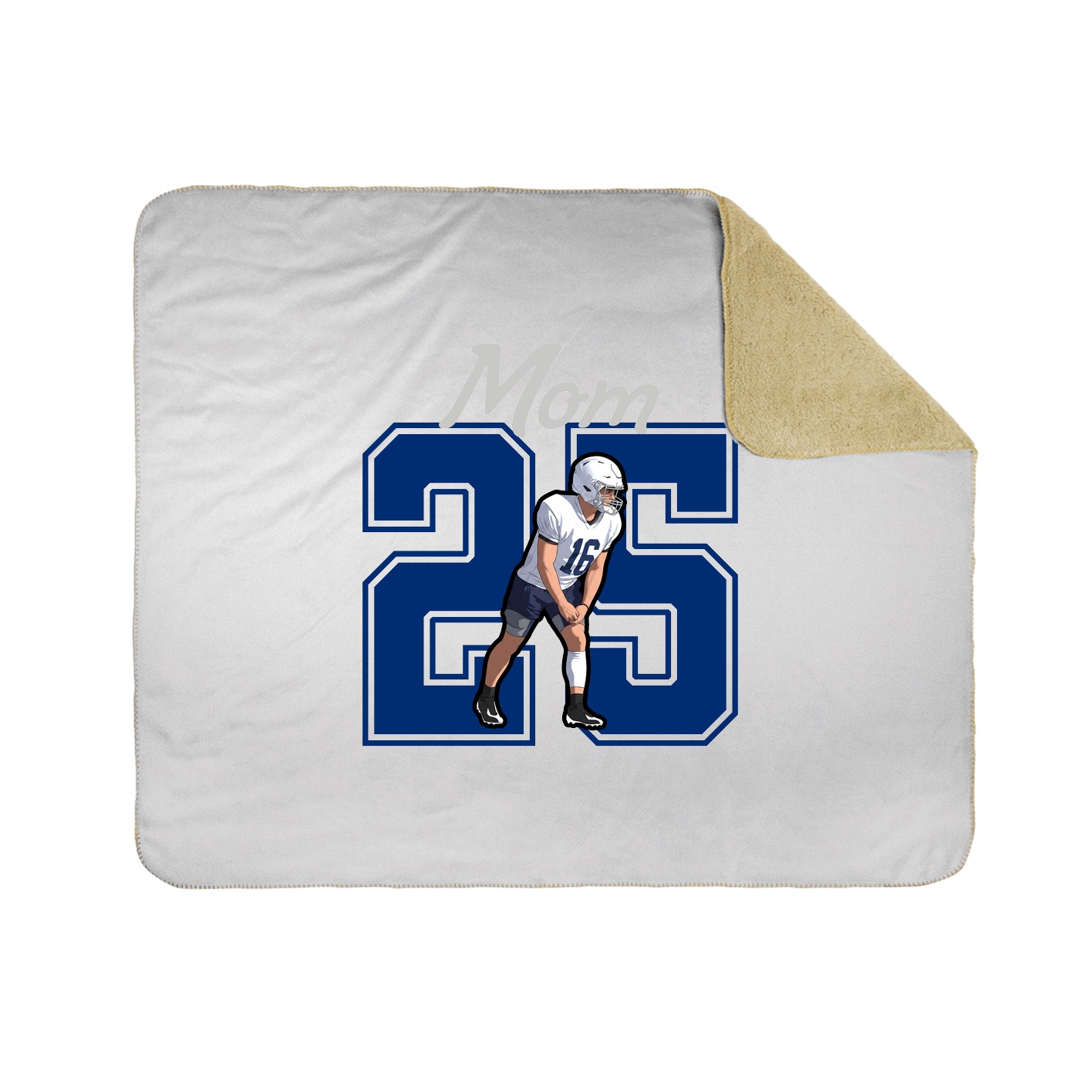 Throw Blanket — Mothers Day Shirsey in White