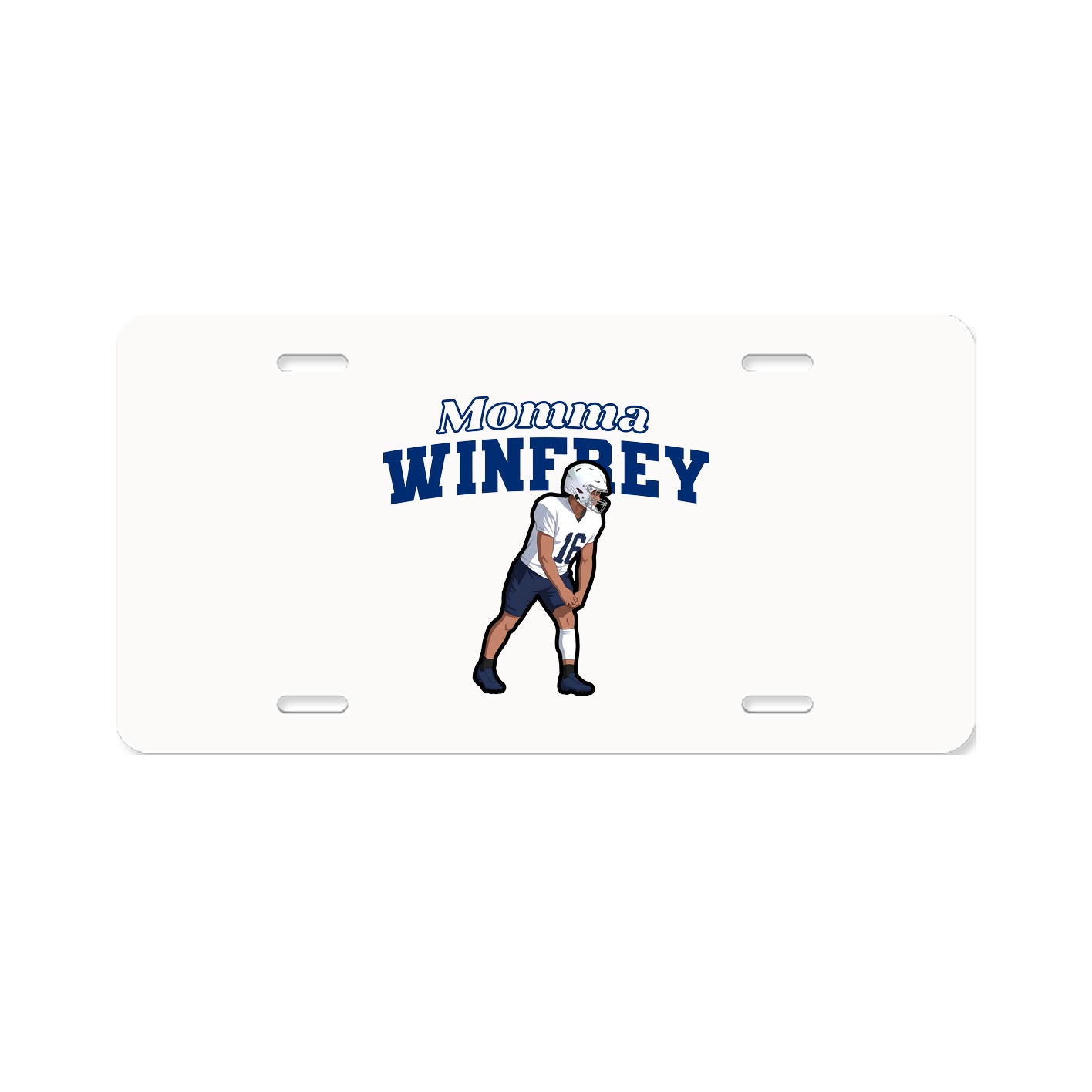 License Plate — Mothers Day Block in Classic