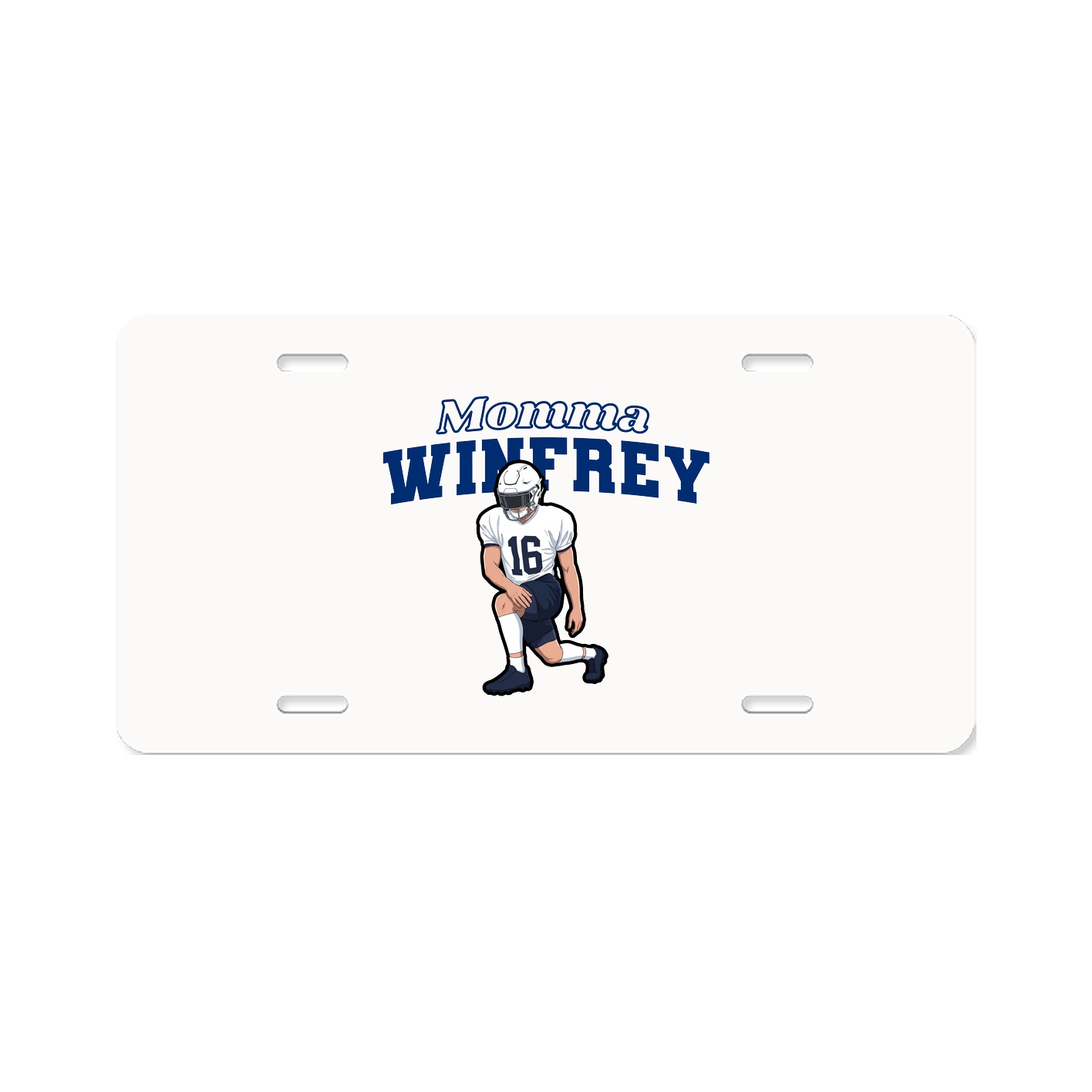 License Plate — Mothers Day Block in Classic