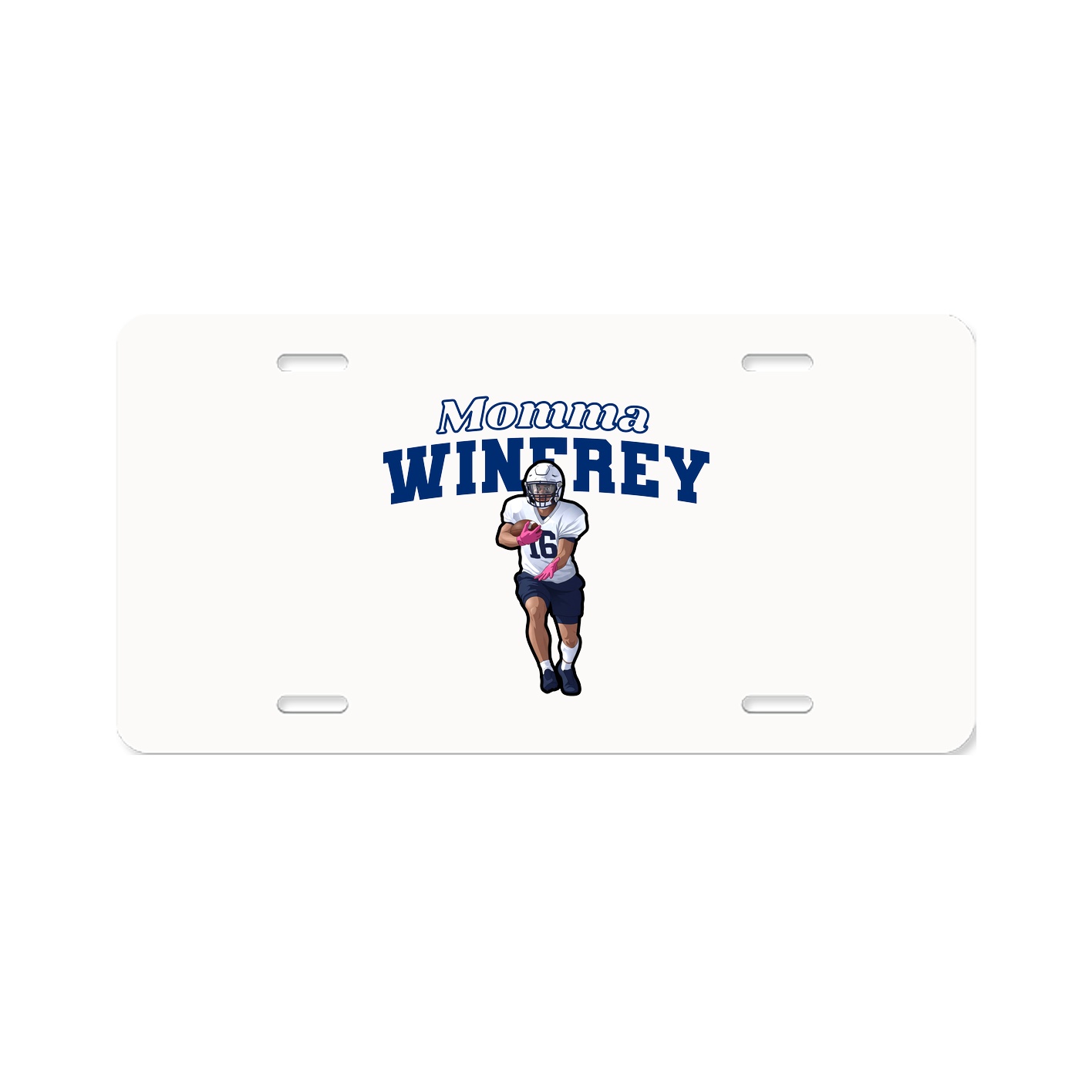 License Plate — Mothers Day Block in Classic