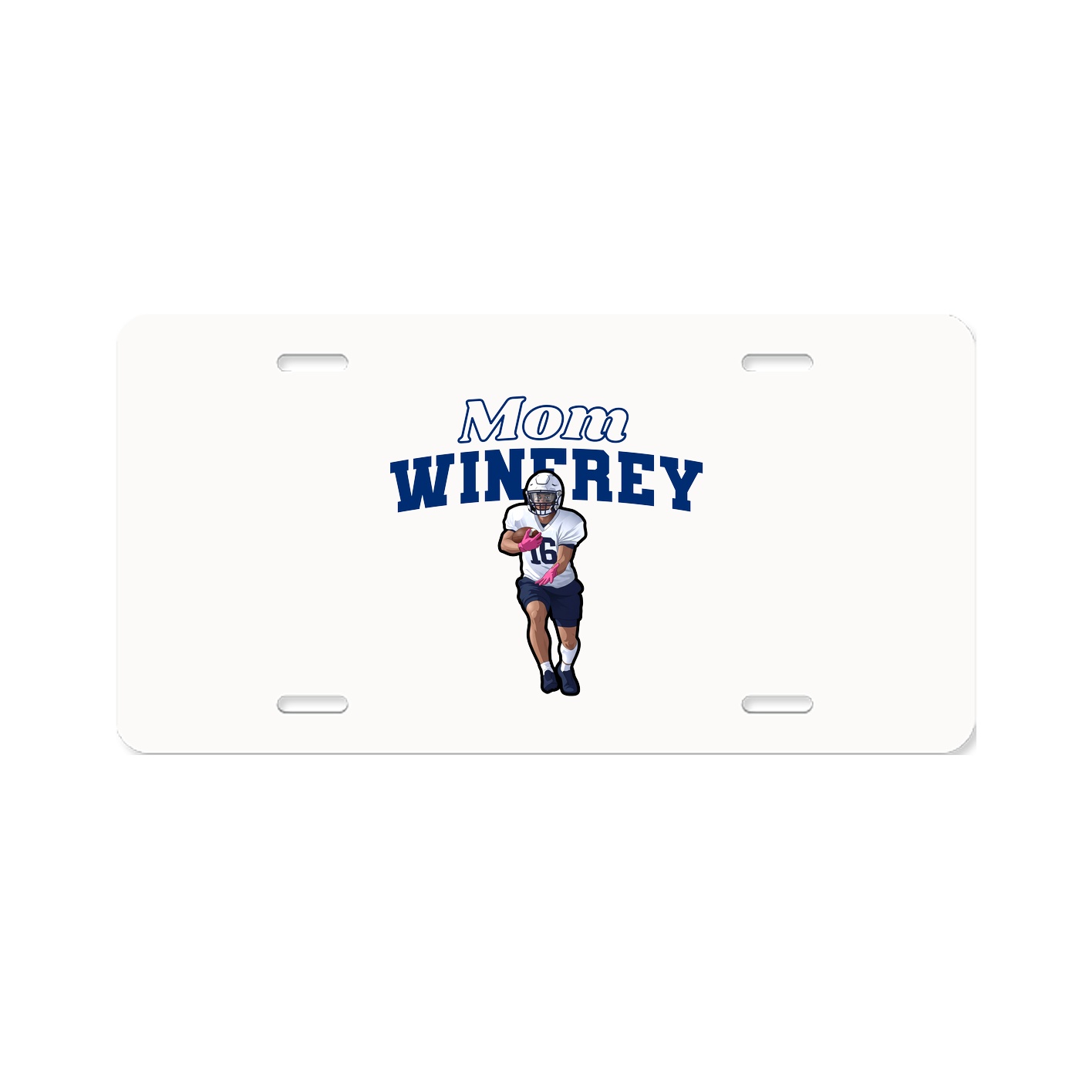 License Plate — Mothers Day Block in Classic