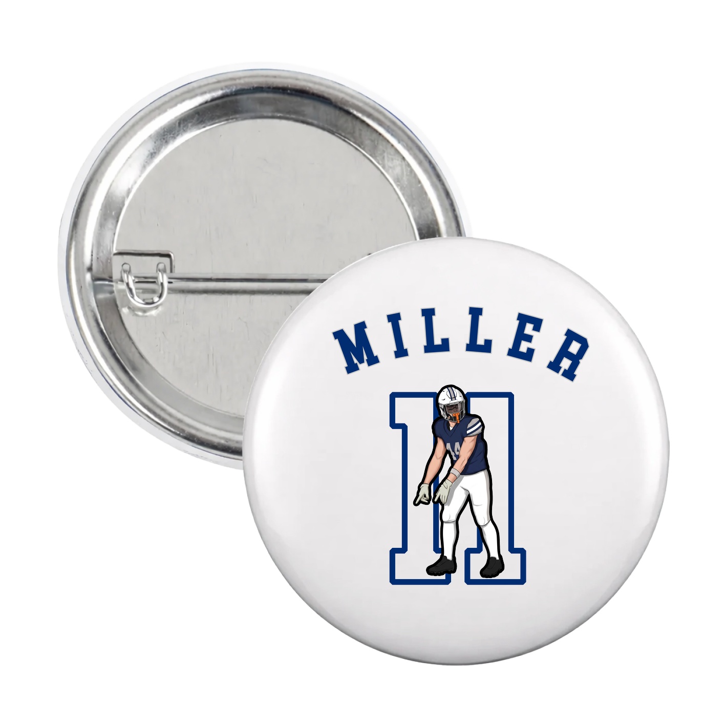 Game Day Button — Shirsey Arch in White