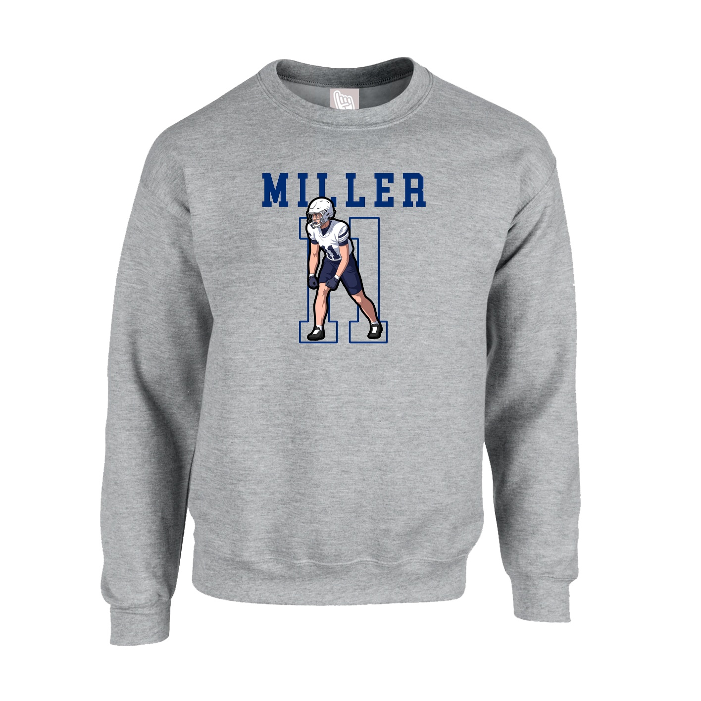 Fleece Crew — Shirsey in Grey