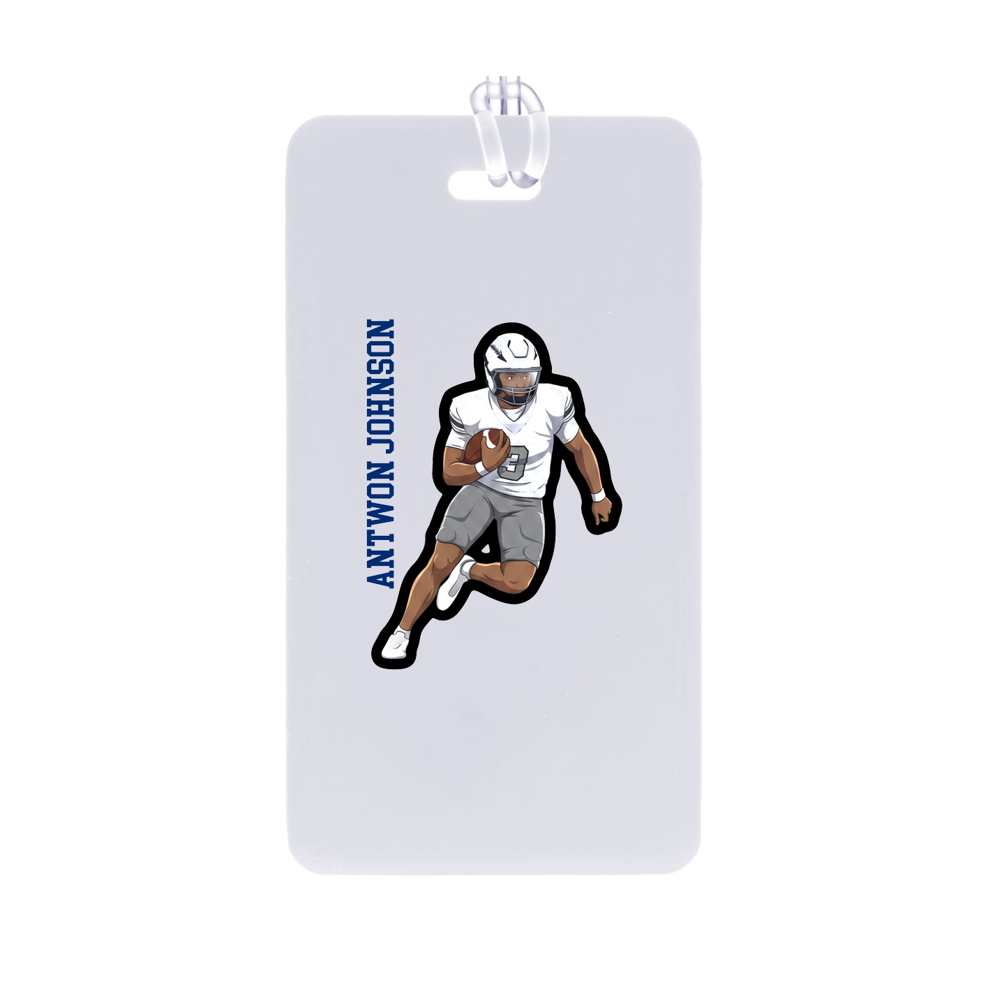 Bag Tag — Name Vertical in Classic