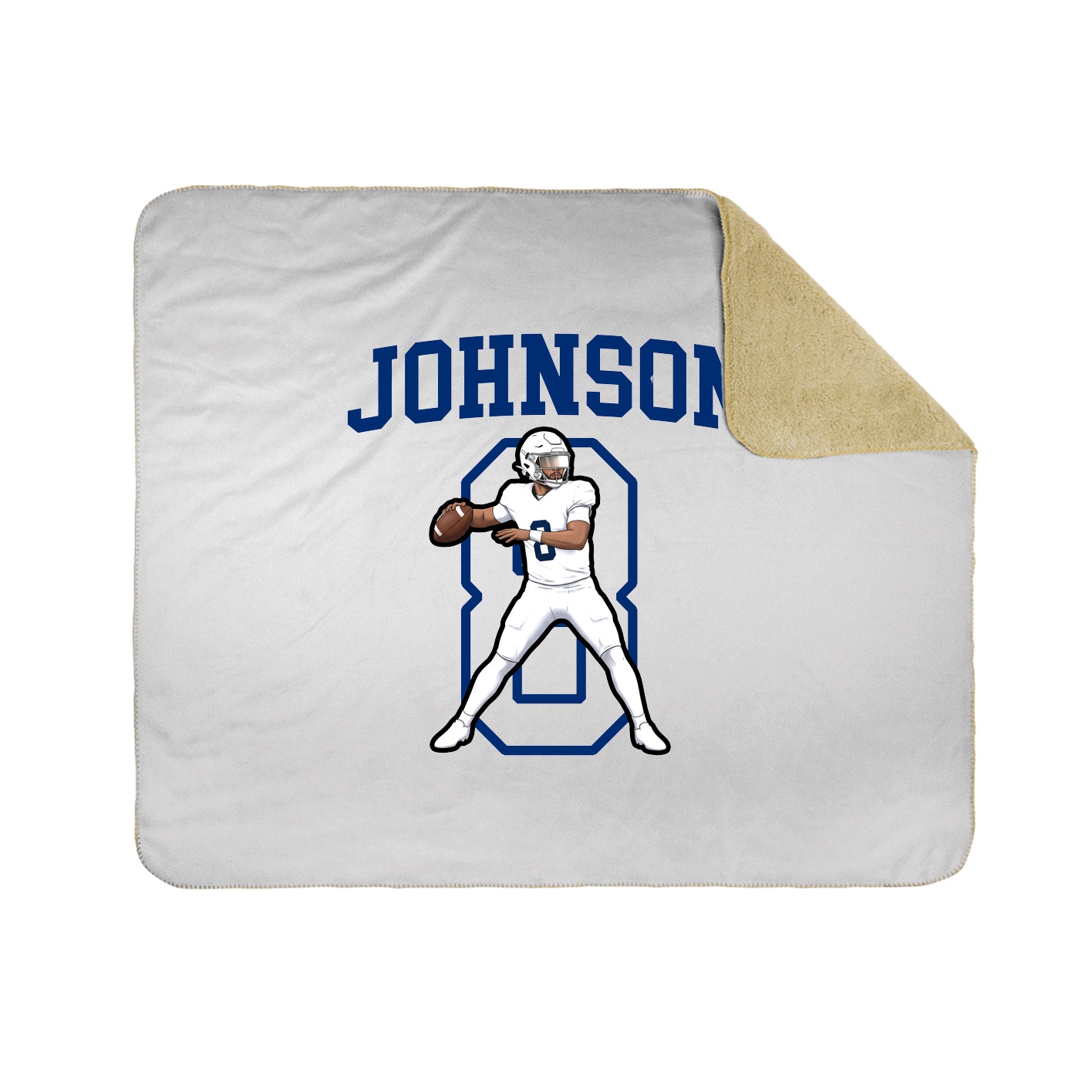 Throw Blanket — Shirsey in White