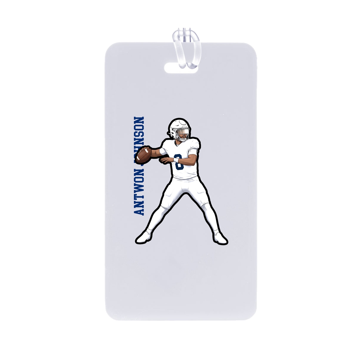 Bag Tag — Name Vertical in Classic