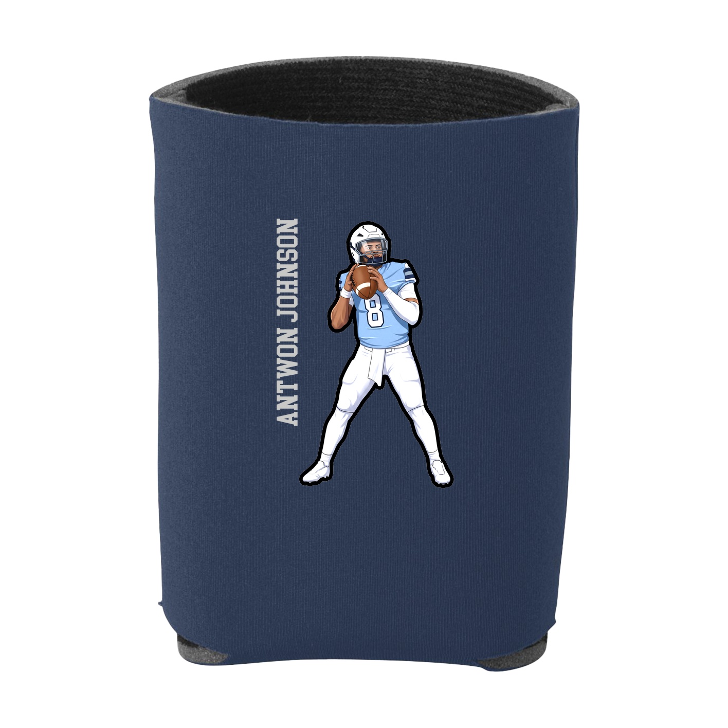 Can Holder — Name Vertical in Navy