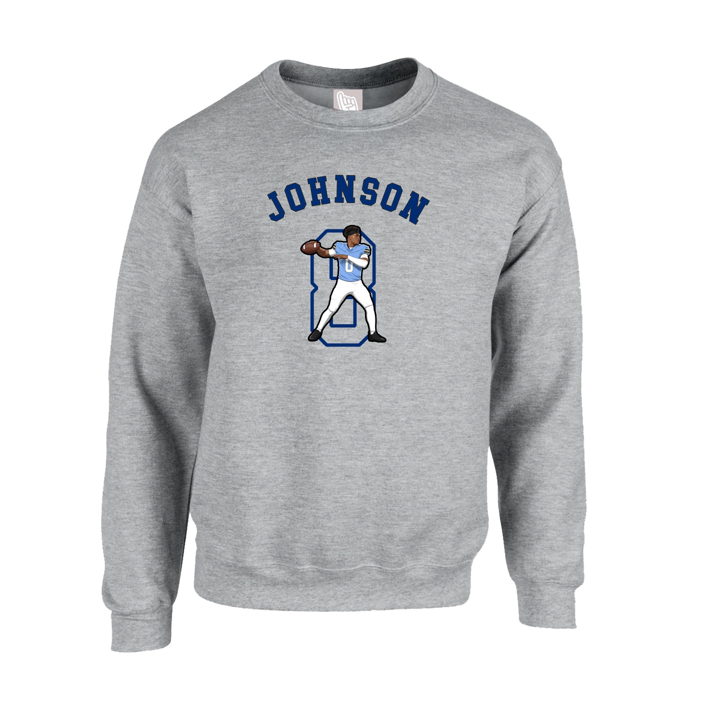 Fleece Crew — Shirsey Arch in Grey