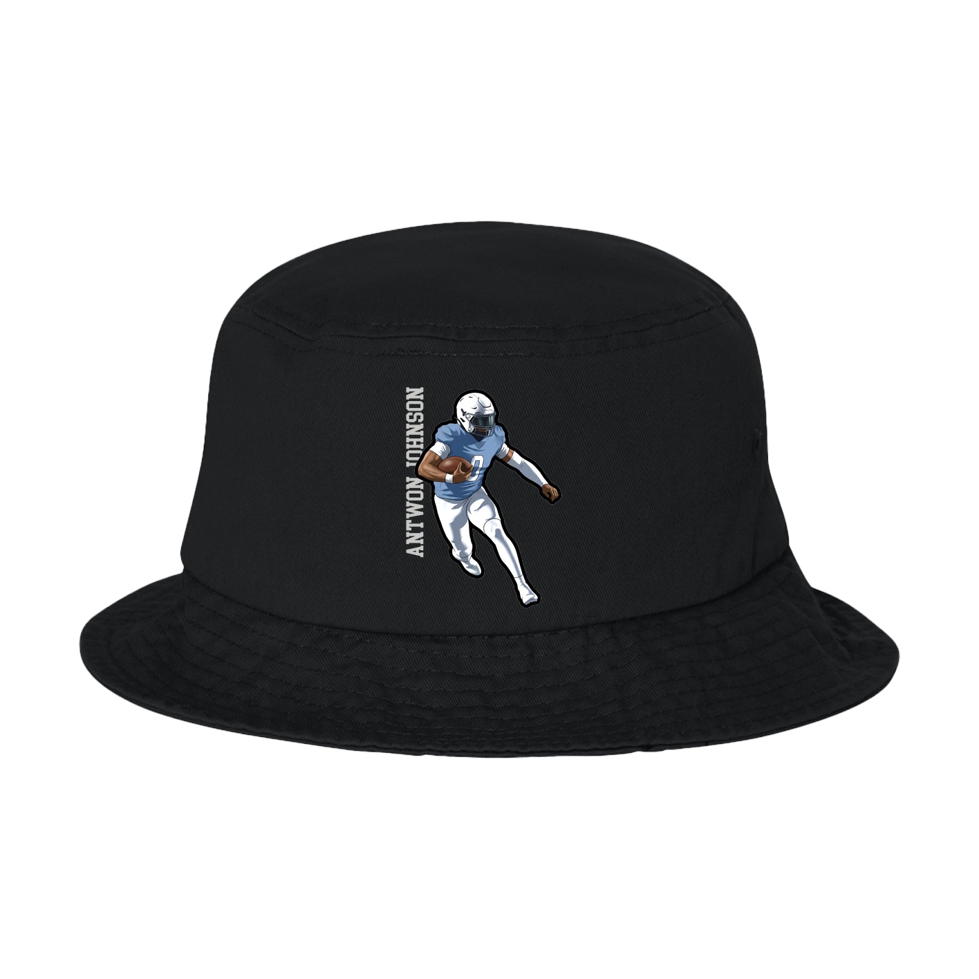Bucket Cap — Name Vertical in Black