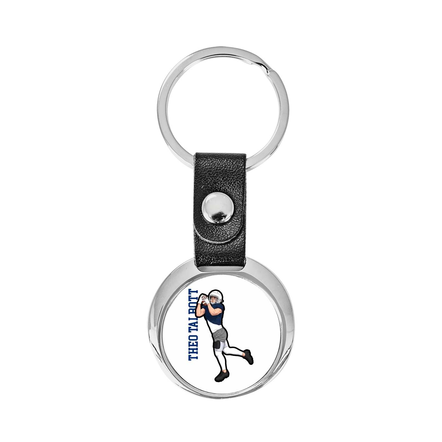 Key Chain — Name Vertical in Classic