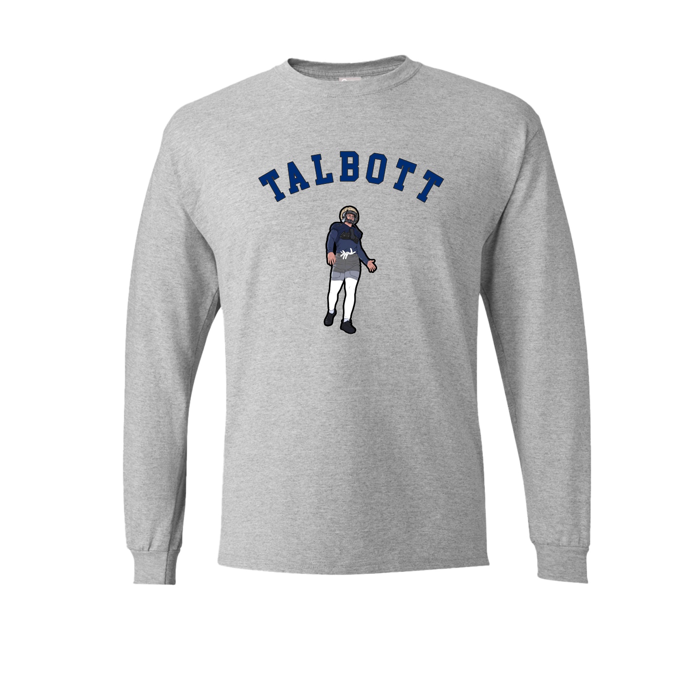 Long Sleeve Tee — Shirsey Arch in Grey