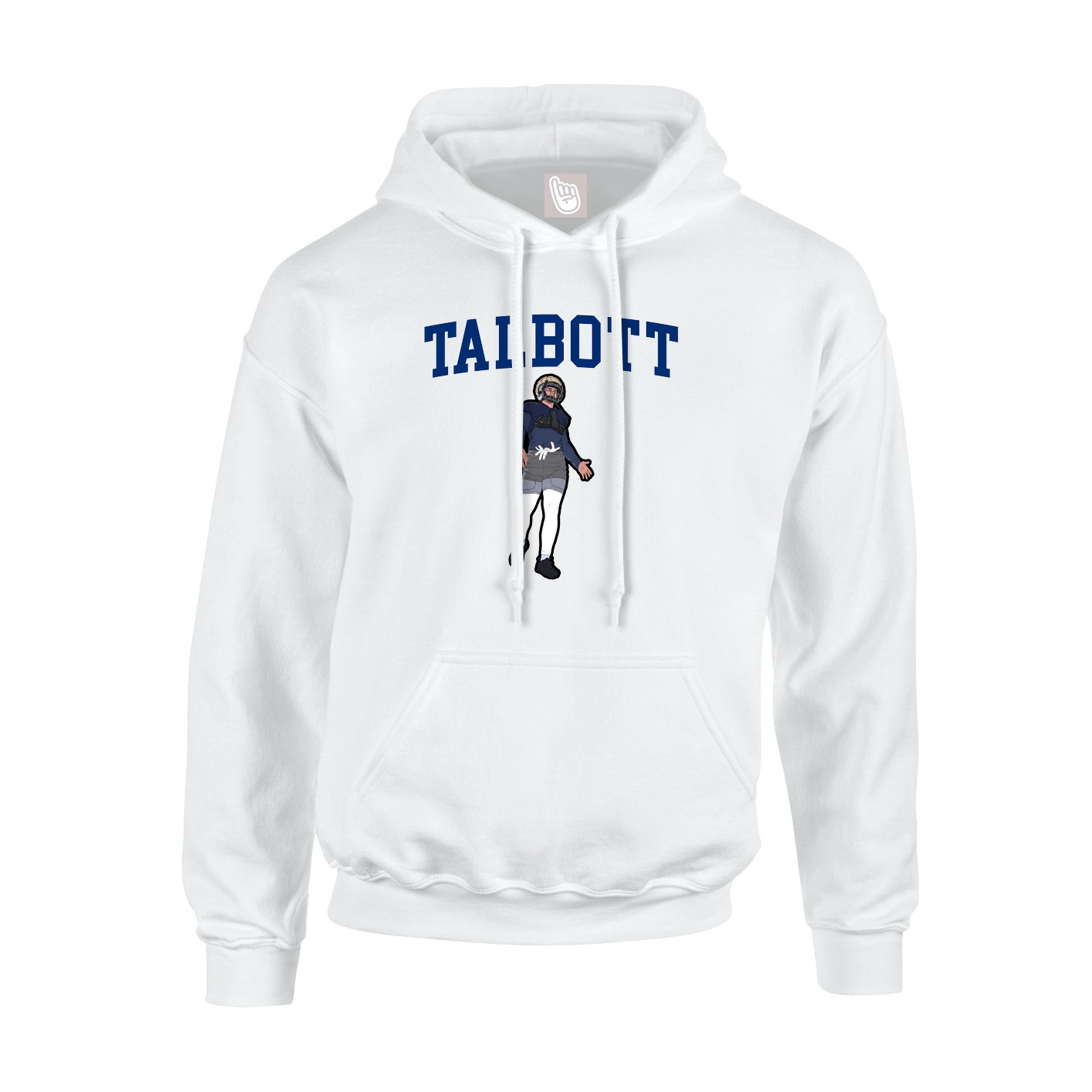 Hoodie — Shirsey in White