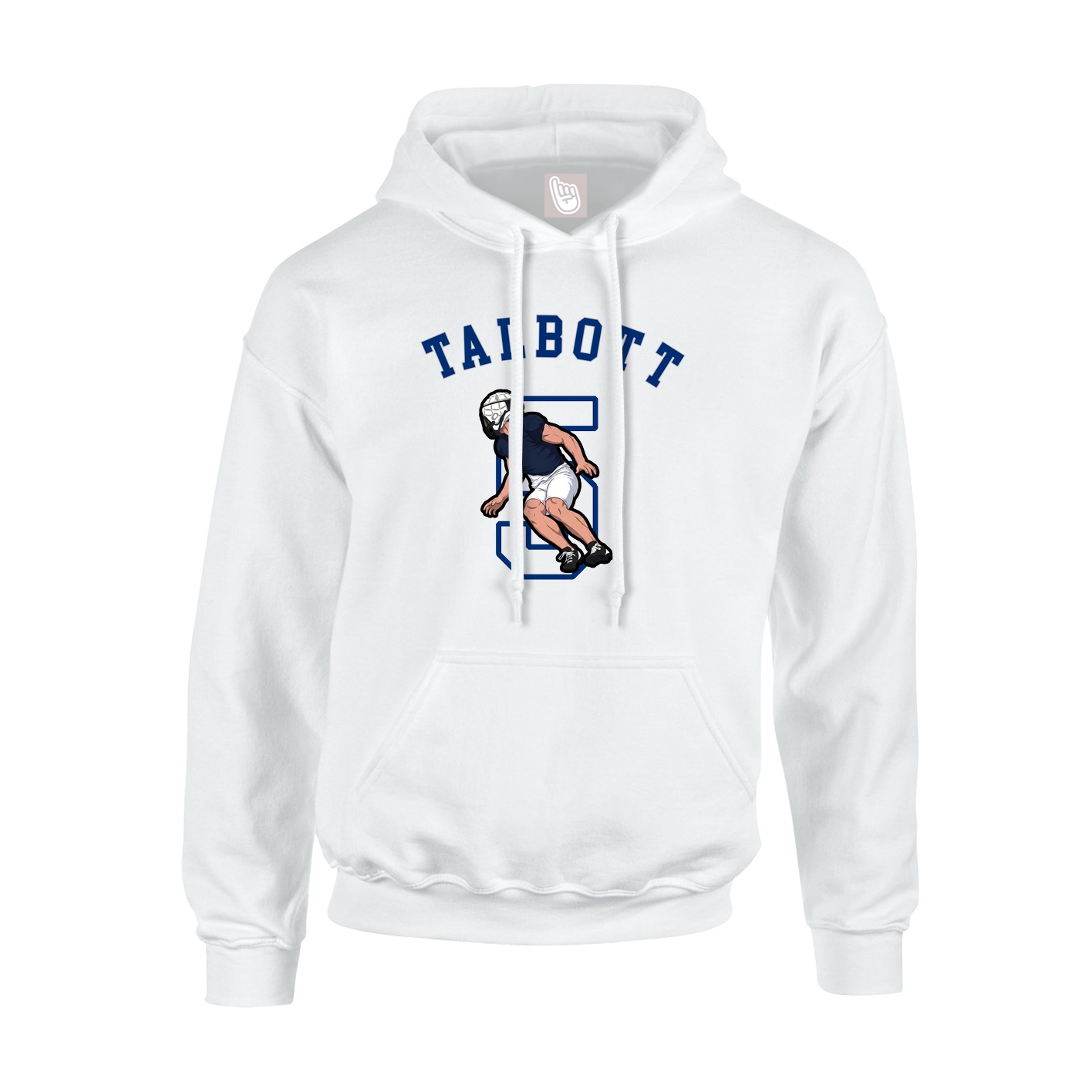 Hoodie — Shirsey Arch in White