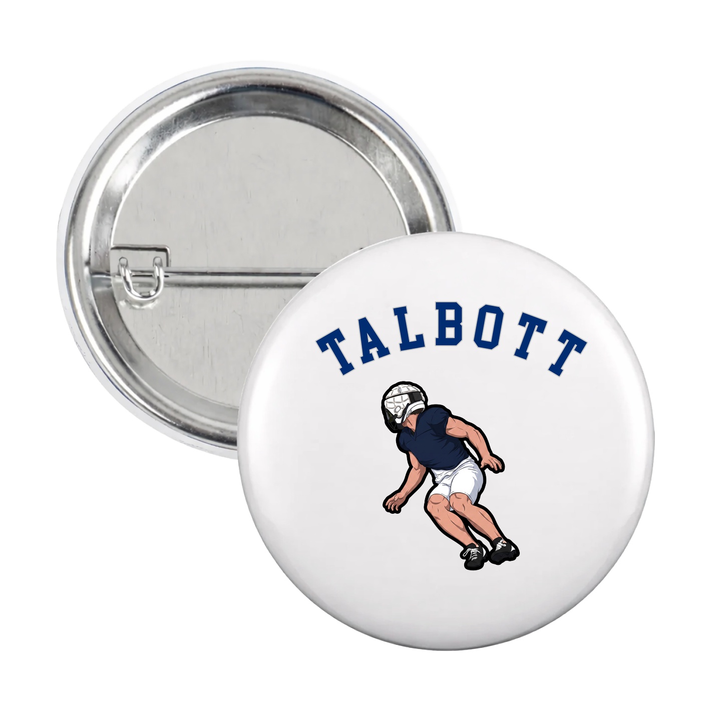 Game Day Button — Shirsey Arch in White