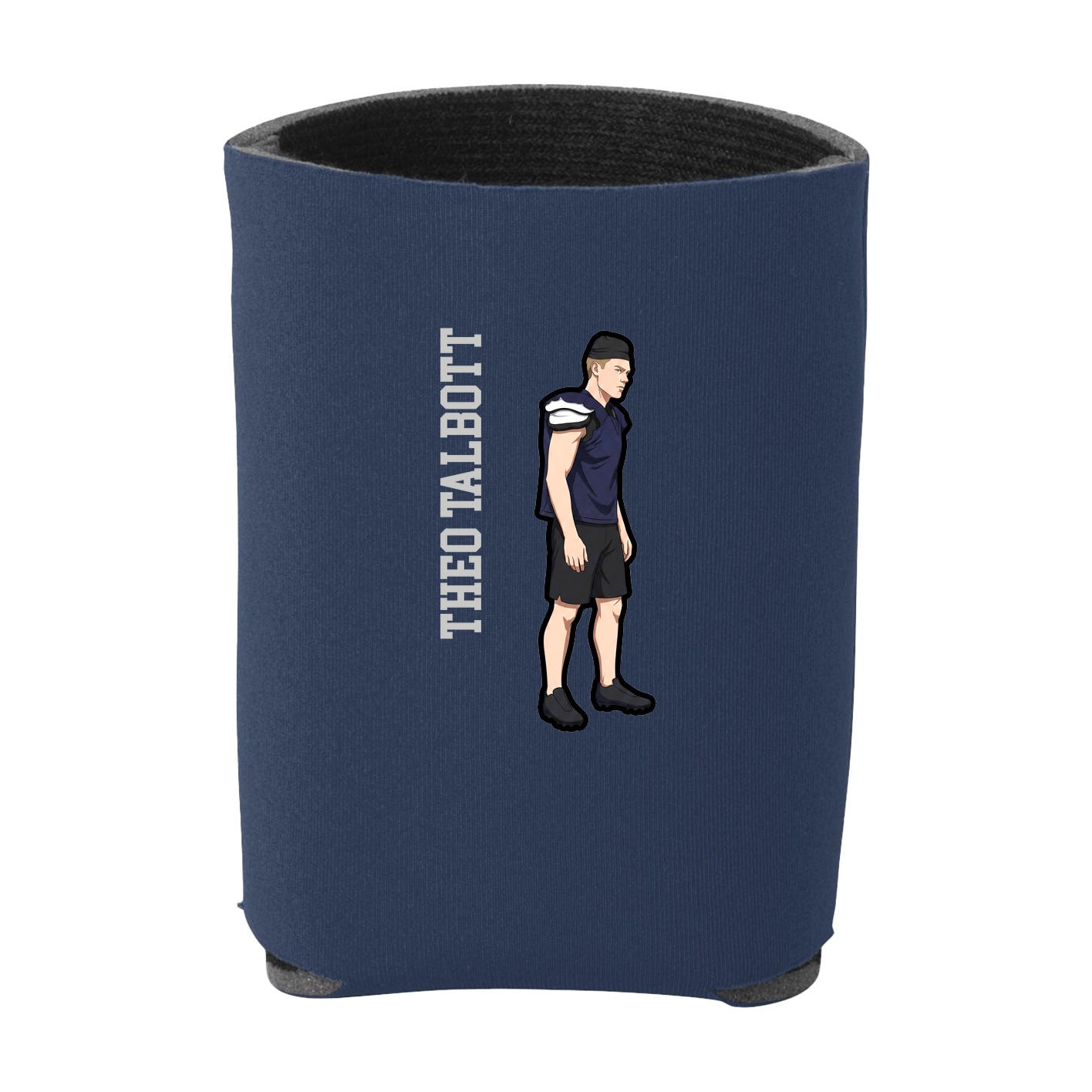 Can Holder — Name Vertical in Navy