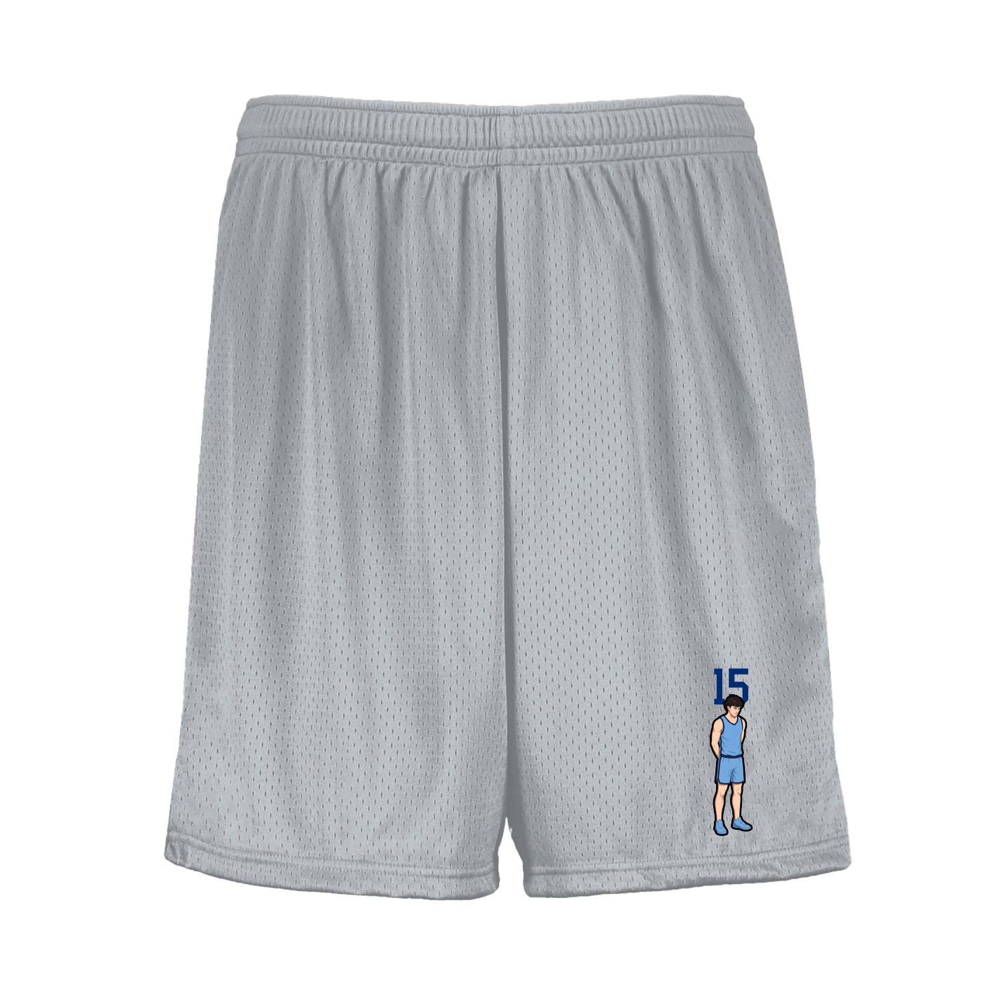 Shorts — Number Top in Silver