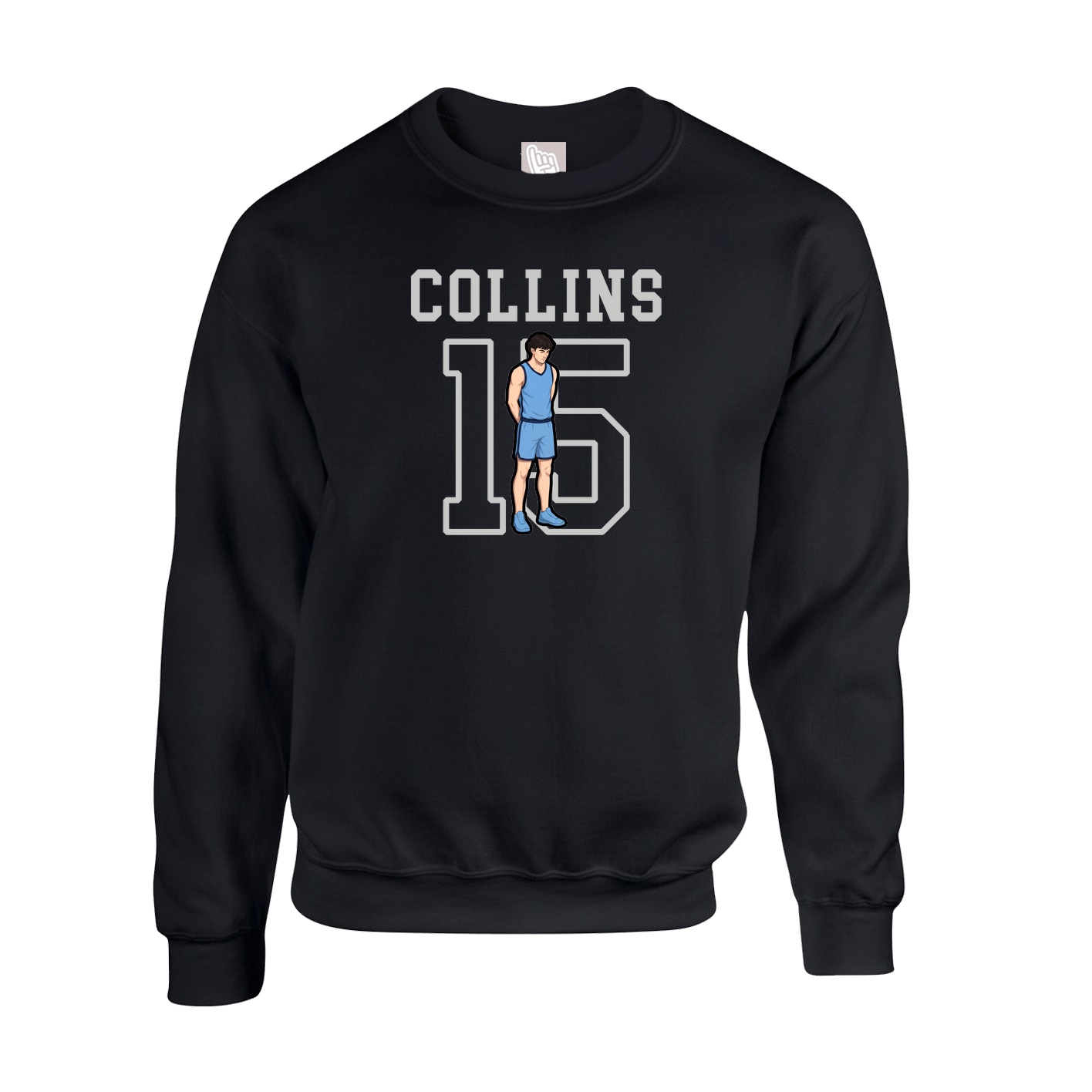 Fleece Crew — Shirsey in Black
