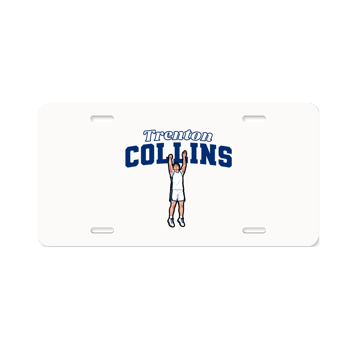License Plate — Name Arch in Classic