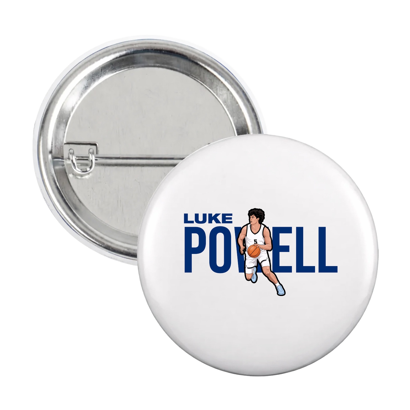 Game Day Button — Player Name in White