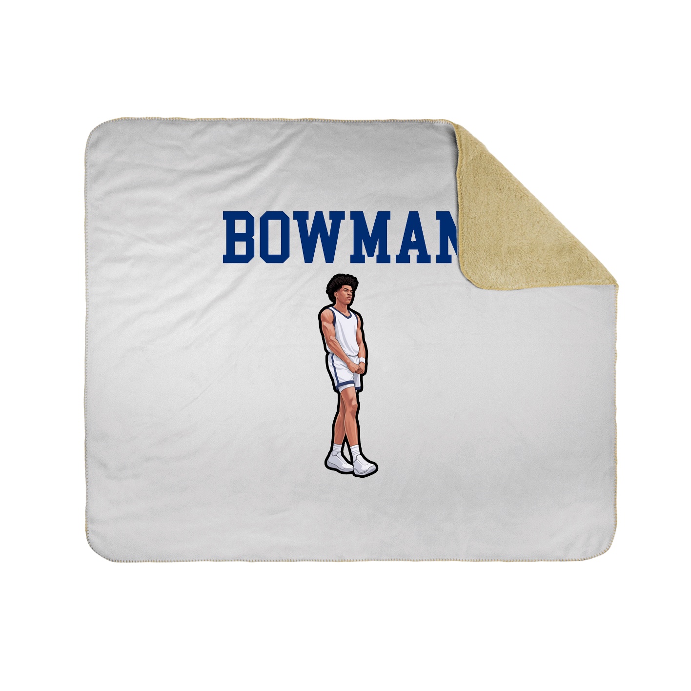 Throw Blanket — Shirsey in White