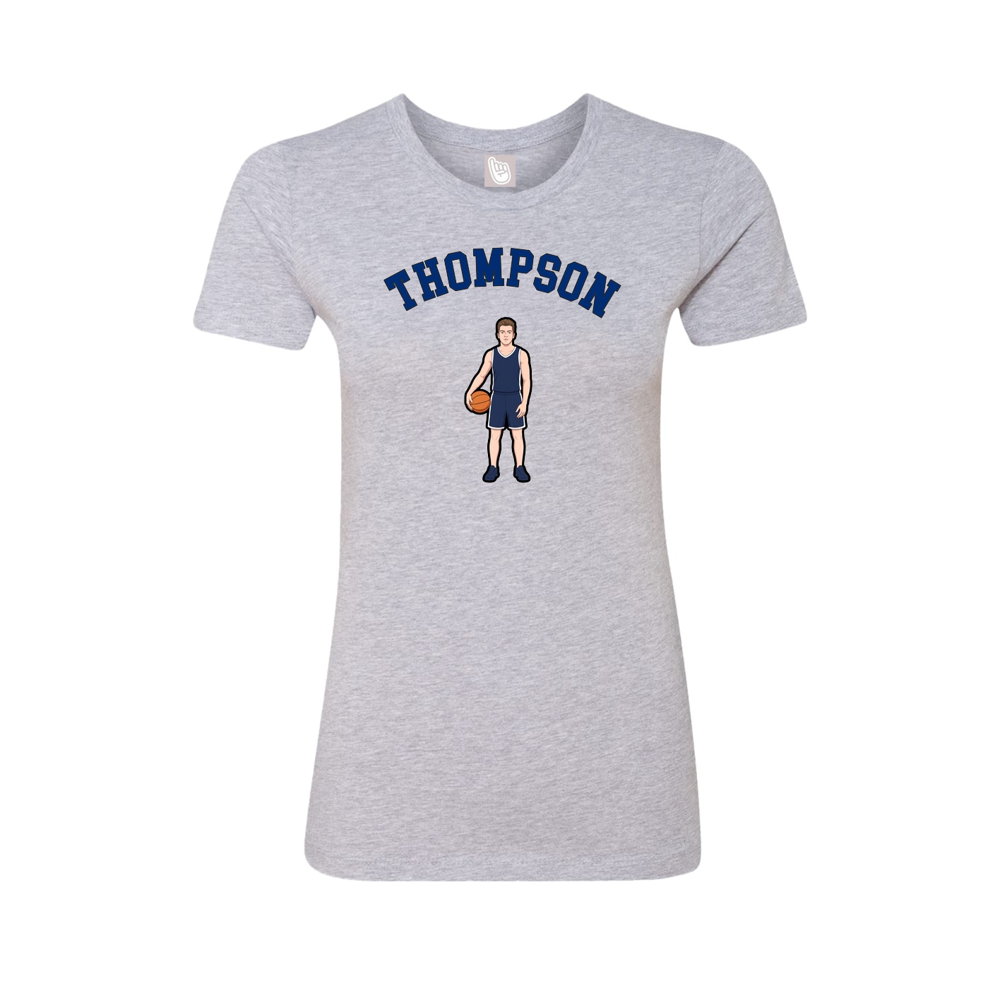 Fitted Women's Tee — Shirsey Arch in Grey