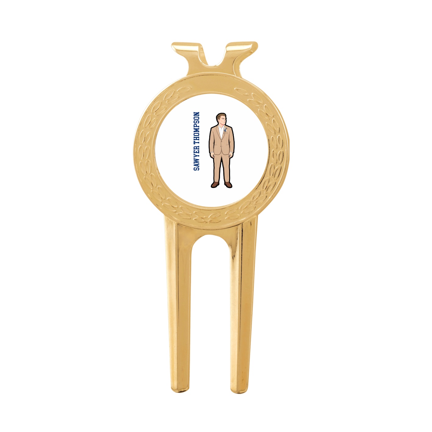 Divot Tool with Ball Marker — Name Vertical in Classic