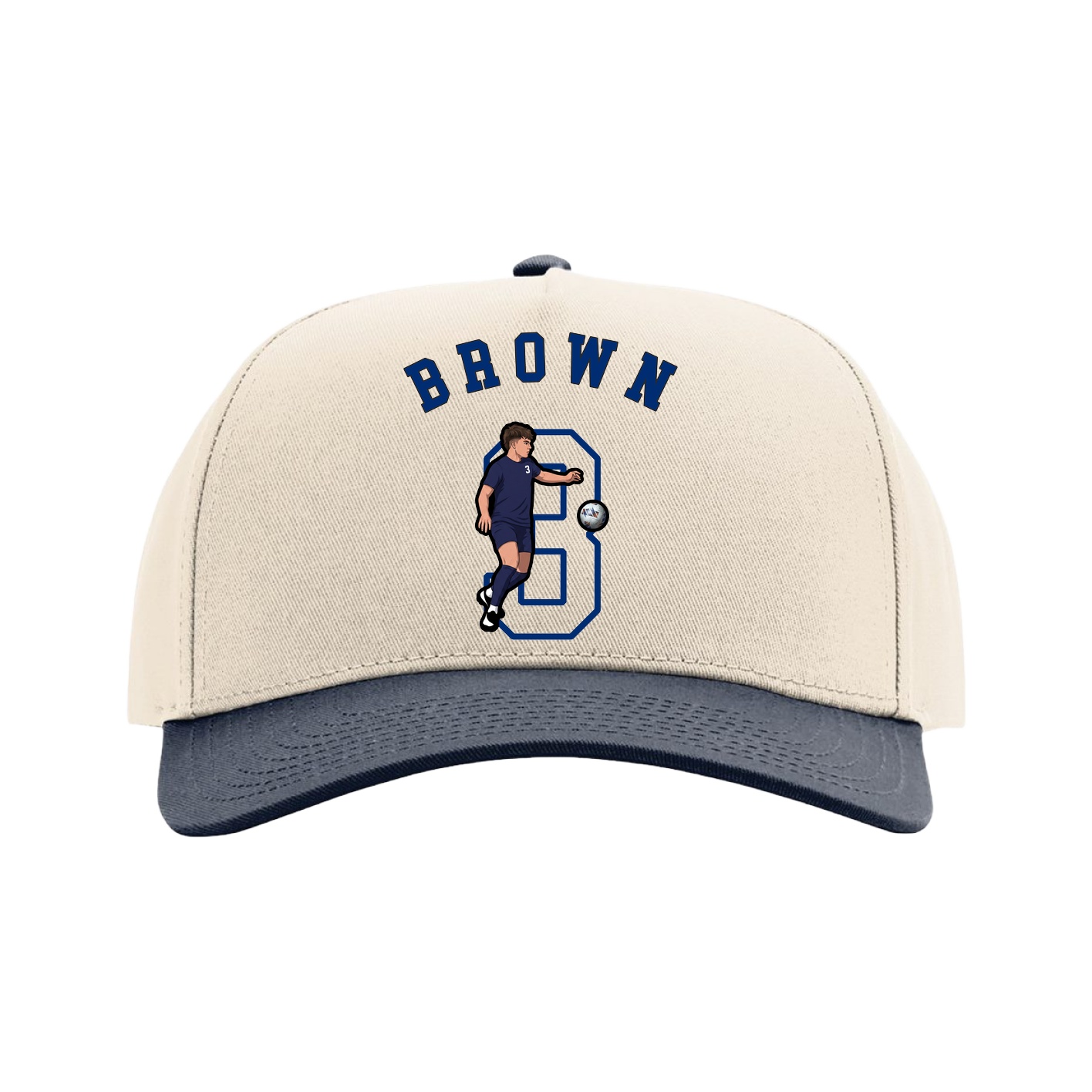 Full Fabric Five-Panel Champ Cap