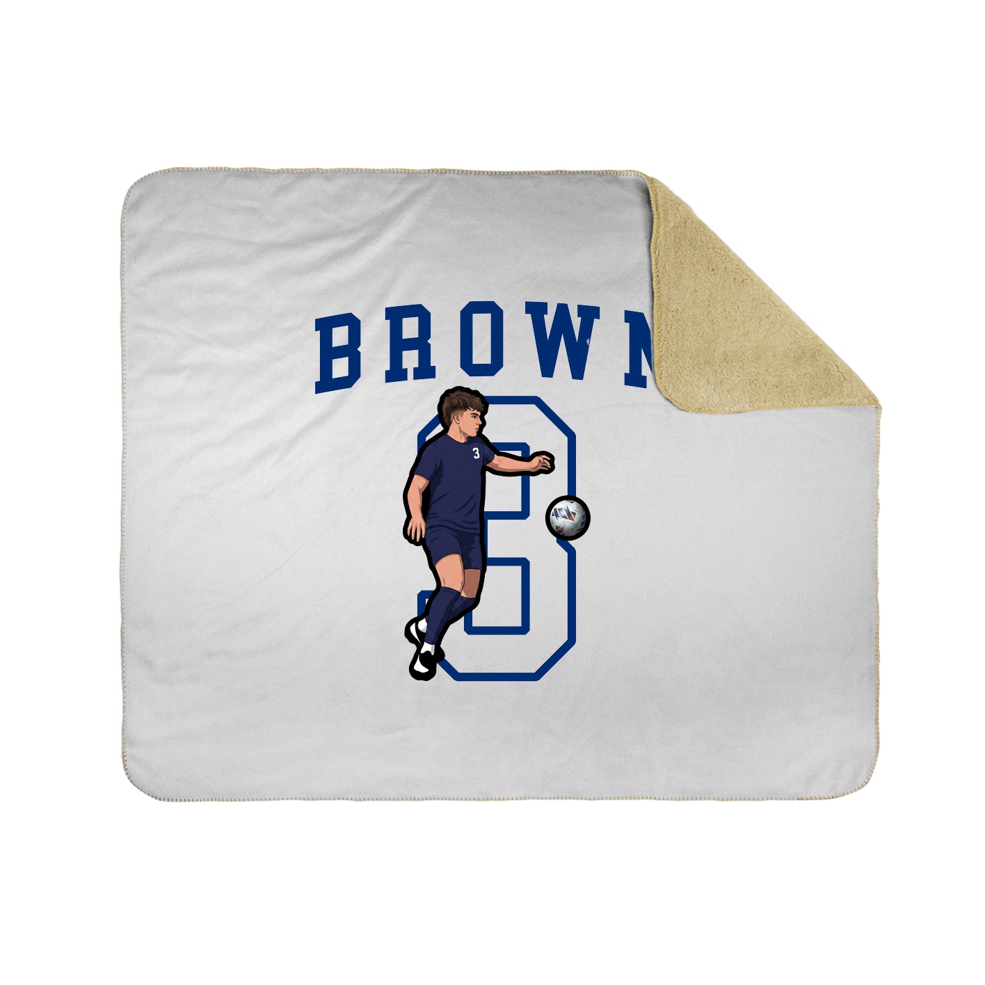 Throw Blanket — Shirsey in White