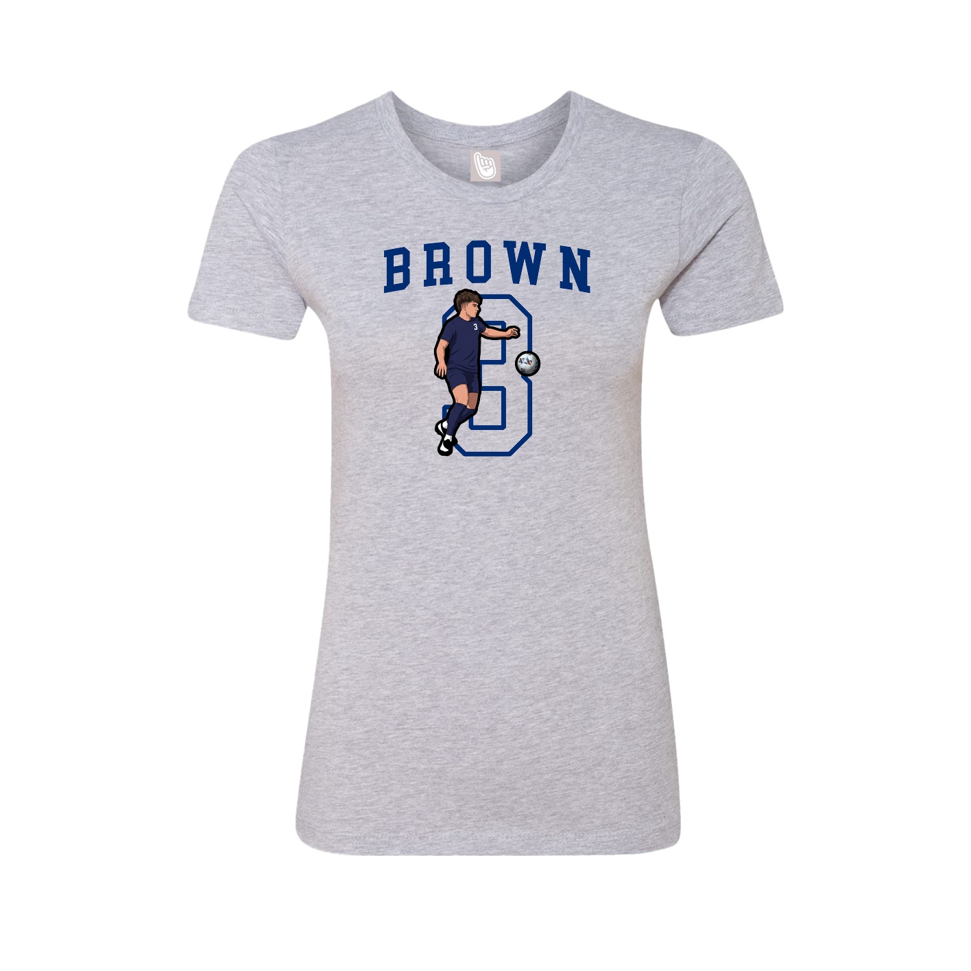 Fitted Women's Tee — Shirsey in Grey