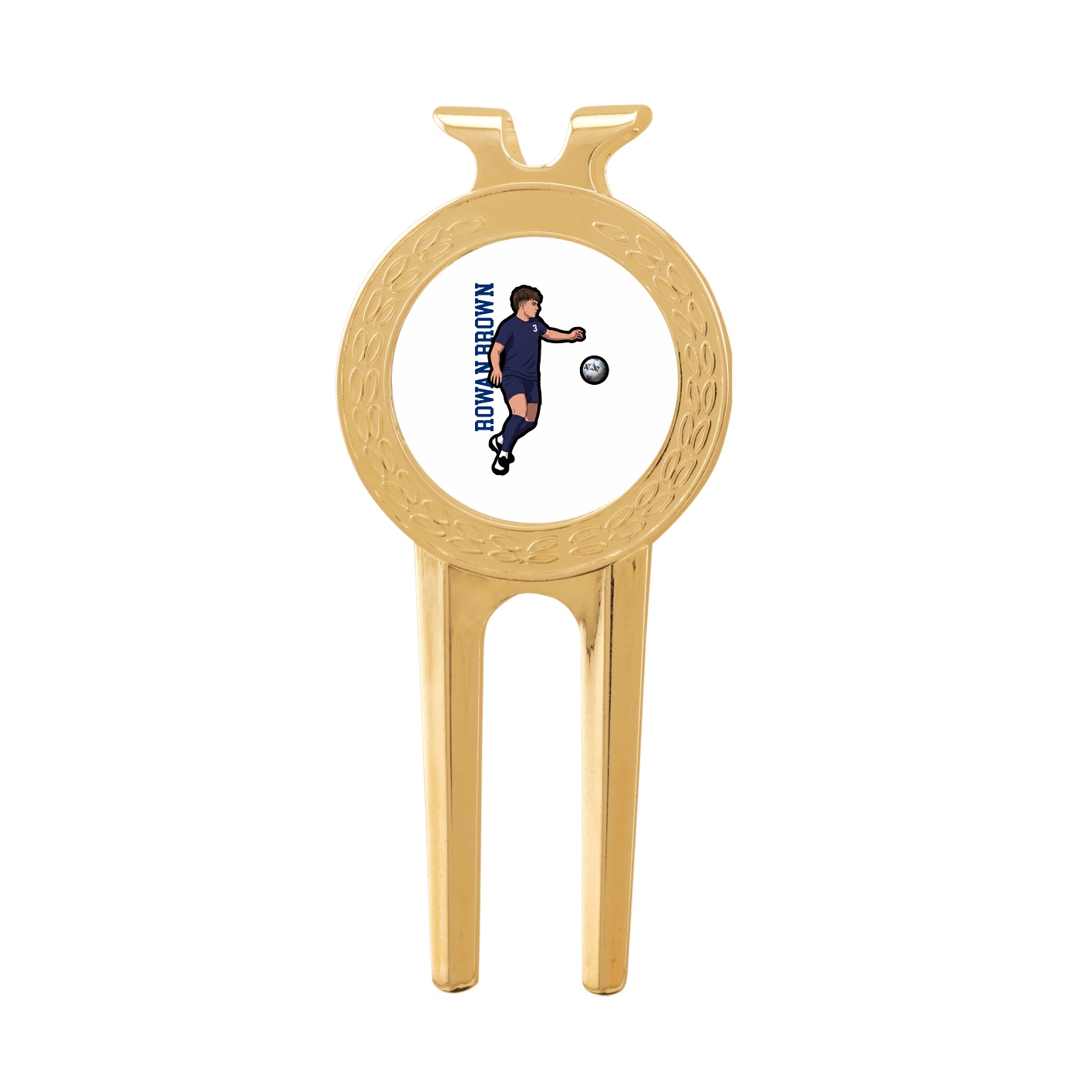 Divot Tool with Ball Marker — Name Vertical in Classic