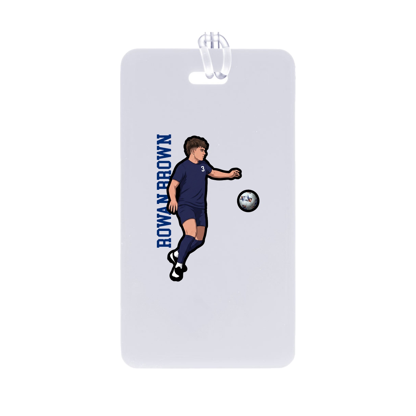 Bag Tag — Name Vertical in Classic