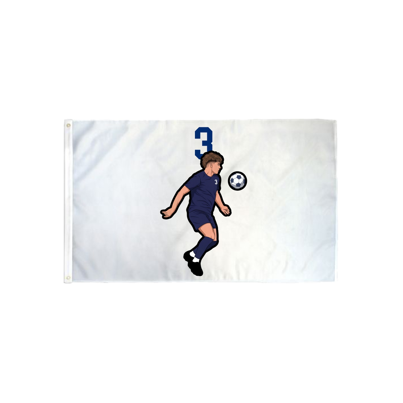 3x5 Flag — Number Top in Classic