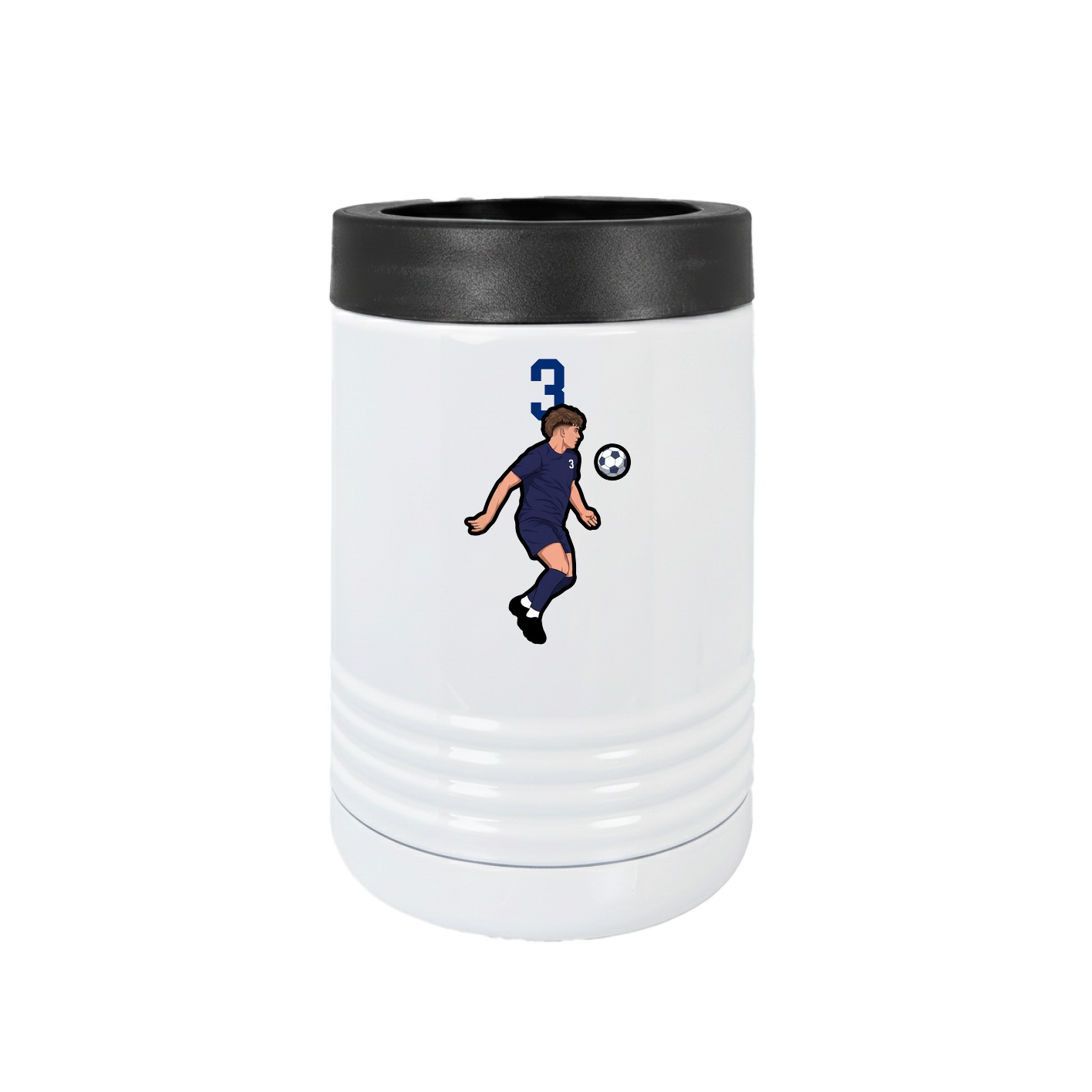 Beverage Holder — Number Top in White