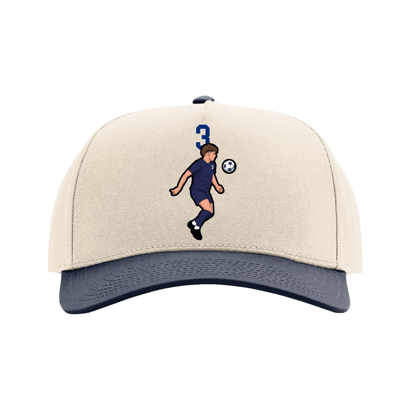 Full Fabric Five-Panel Champ Cap