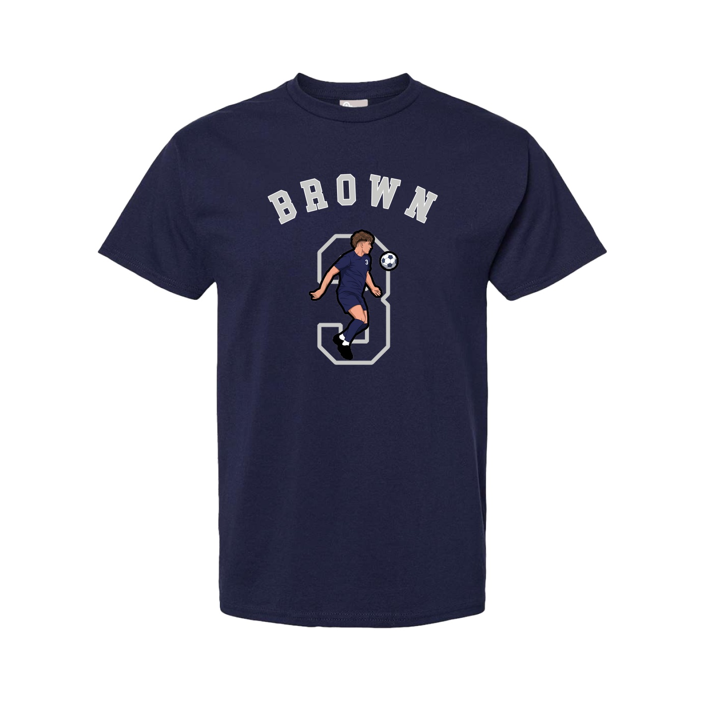 Youth Tee — Shirsey Arch in Navy