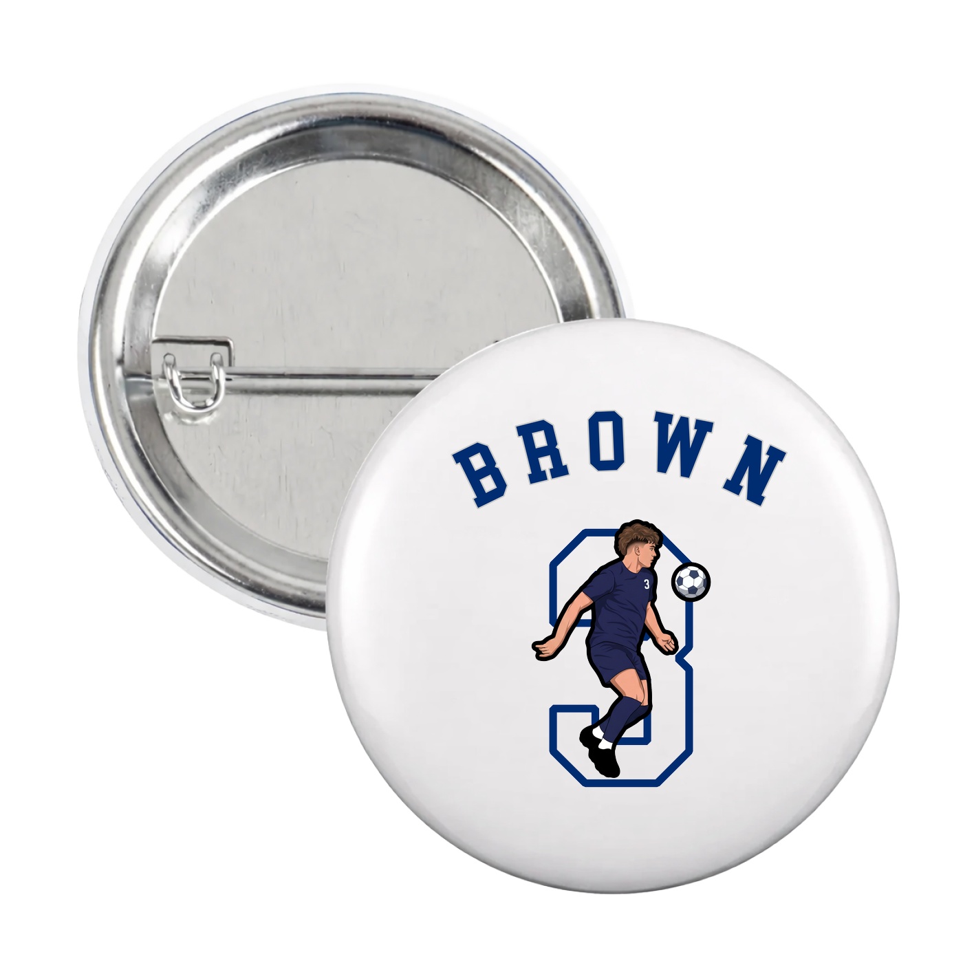 Game Day Button — Shirsey Arch in White
