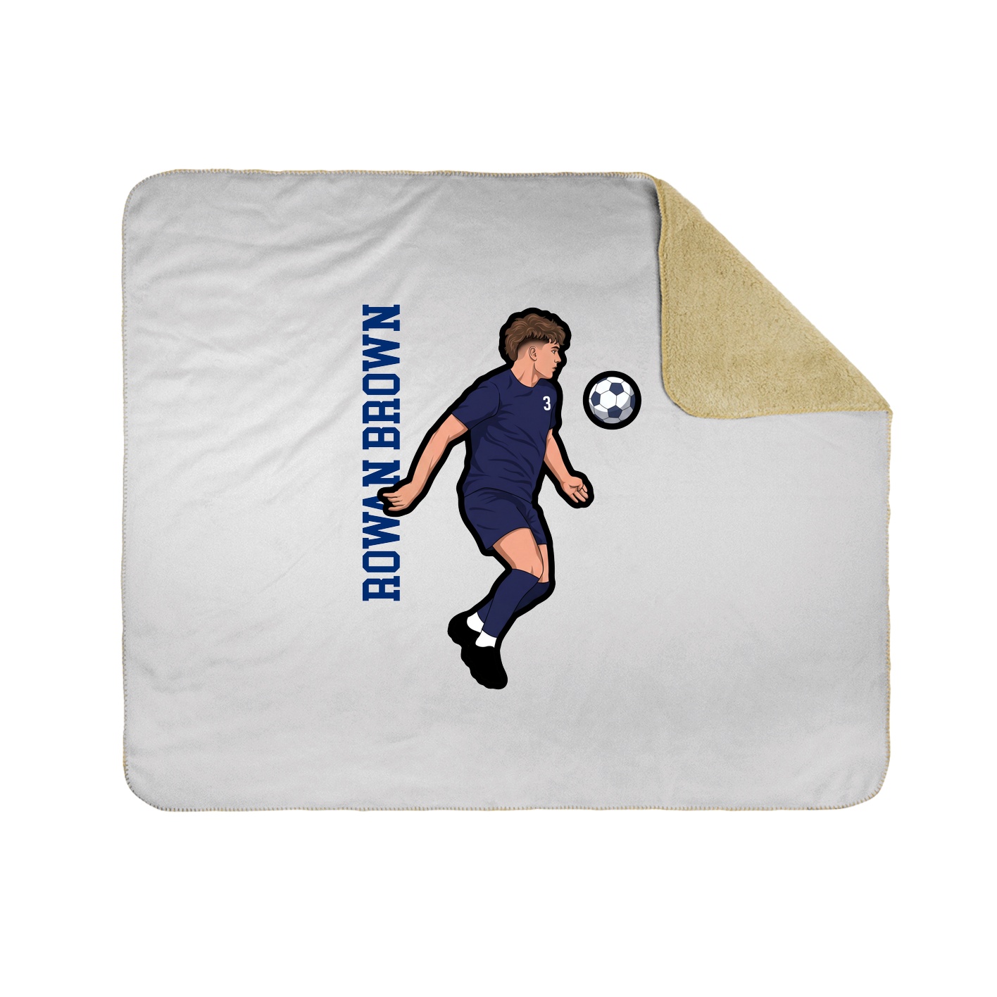 50x60 Sherpa Lined Throw Blanket