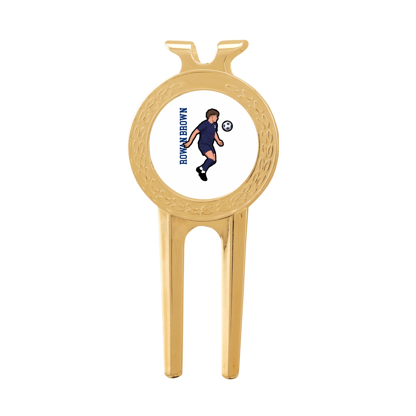 Divot Tool with Ball Marker — Name Vertical in Classic