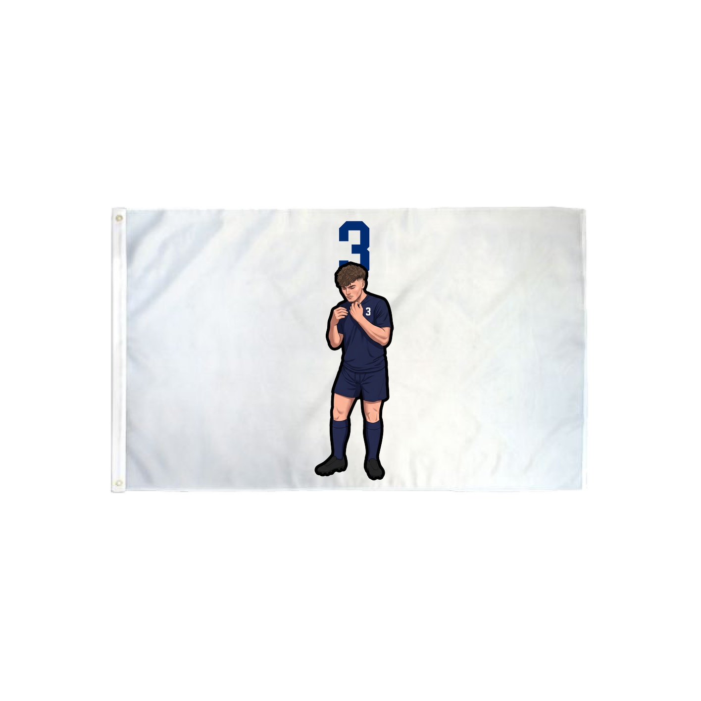 3x5 Flag — Number Top in Classic