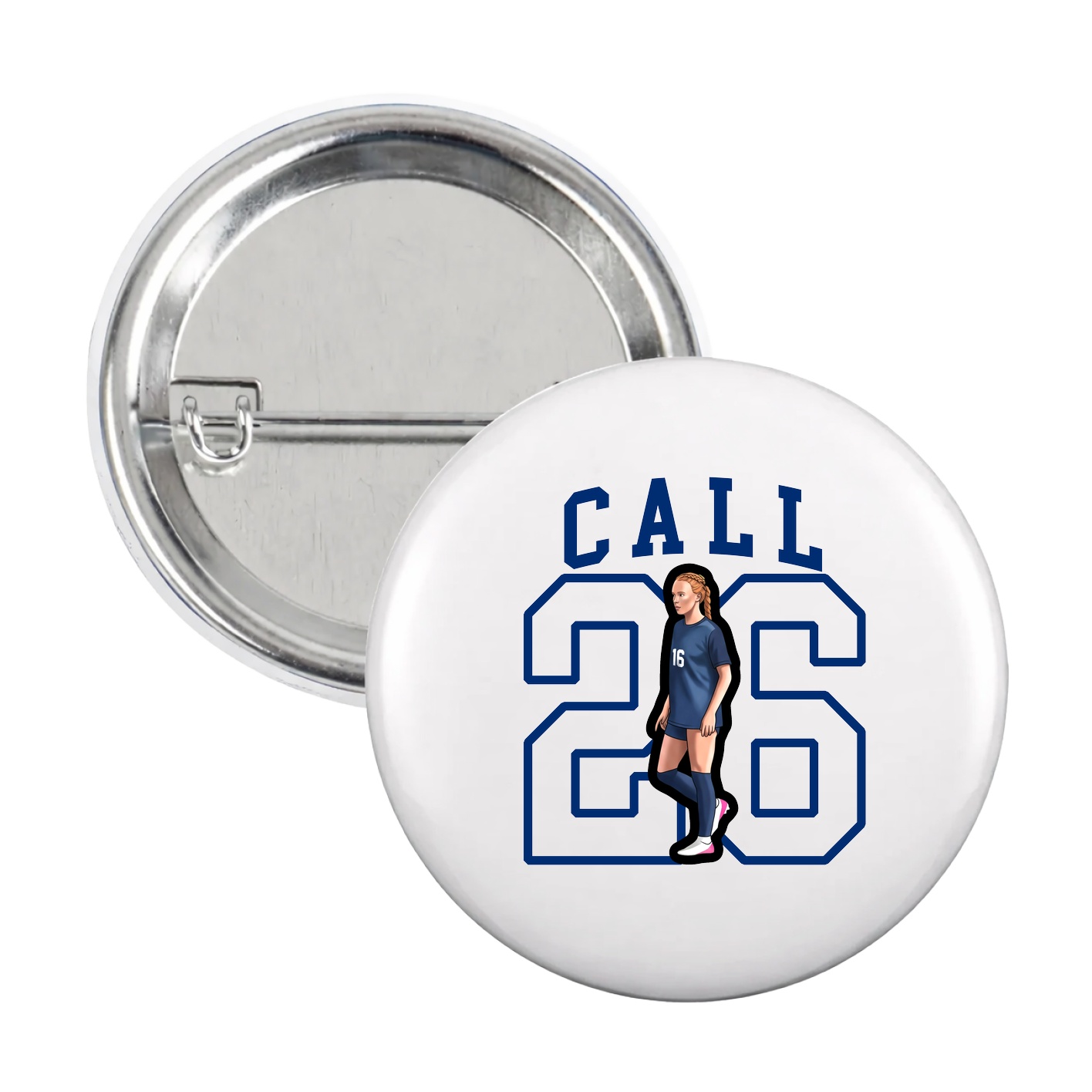 Game Day Button — Shirsey in White