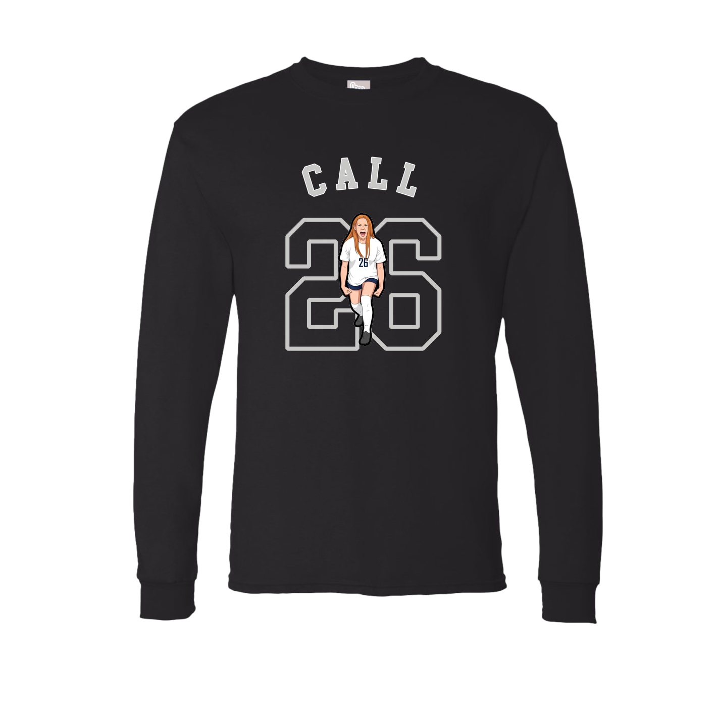 Long Sleeve Tee — Shirsey Arch in Black